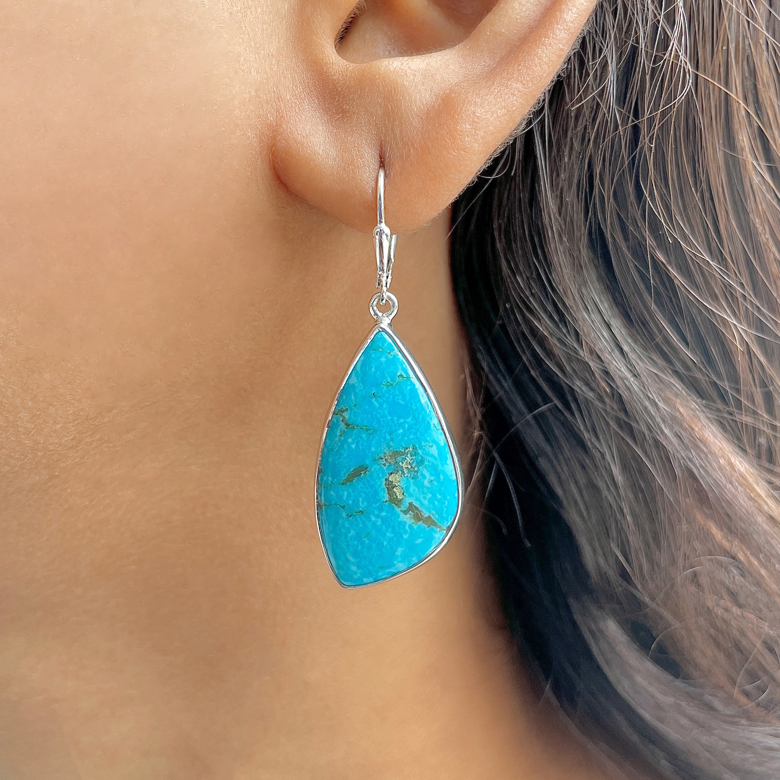 Turquoise Earring-(TRQ-E-66.)