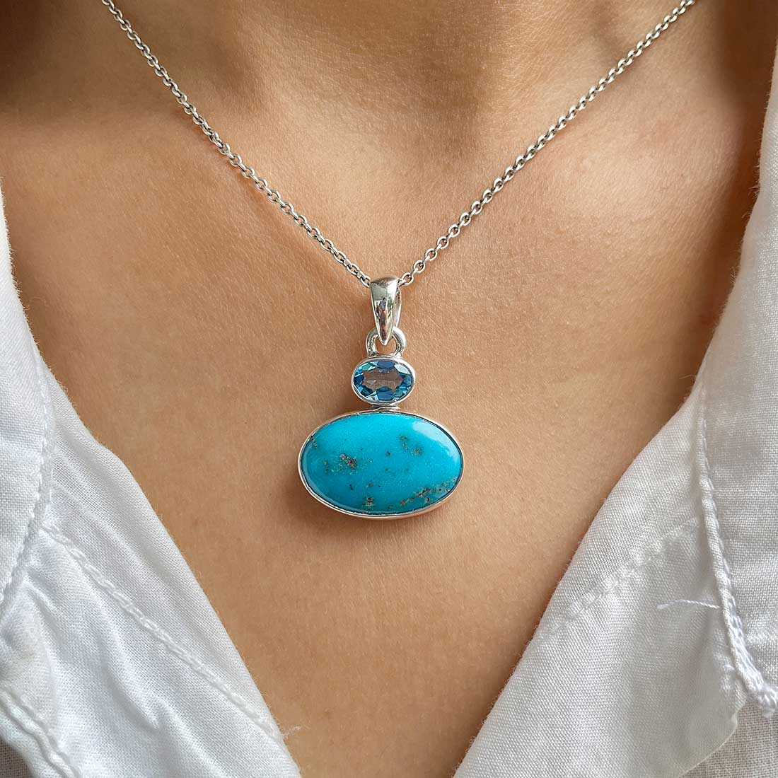Turquoise Pendant-(TRQ-P-76.)