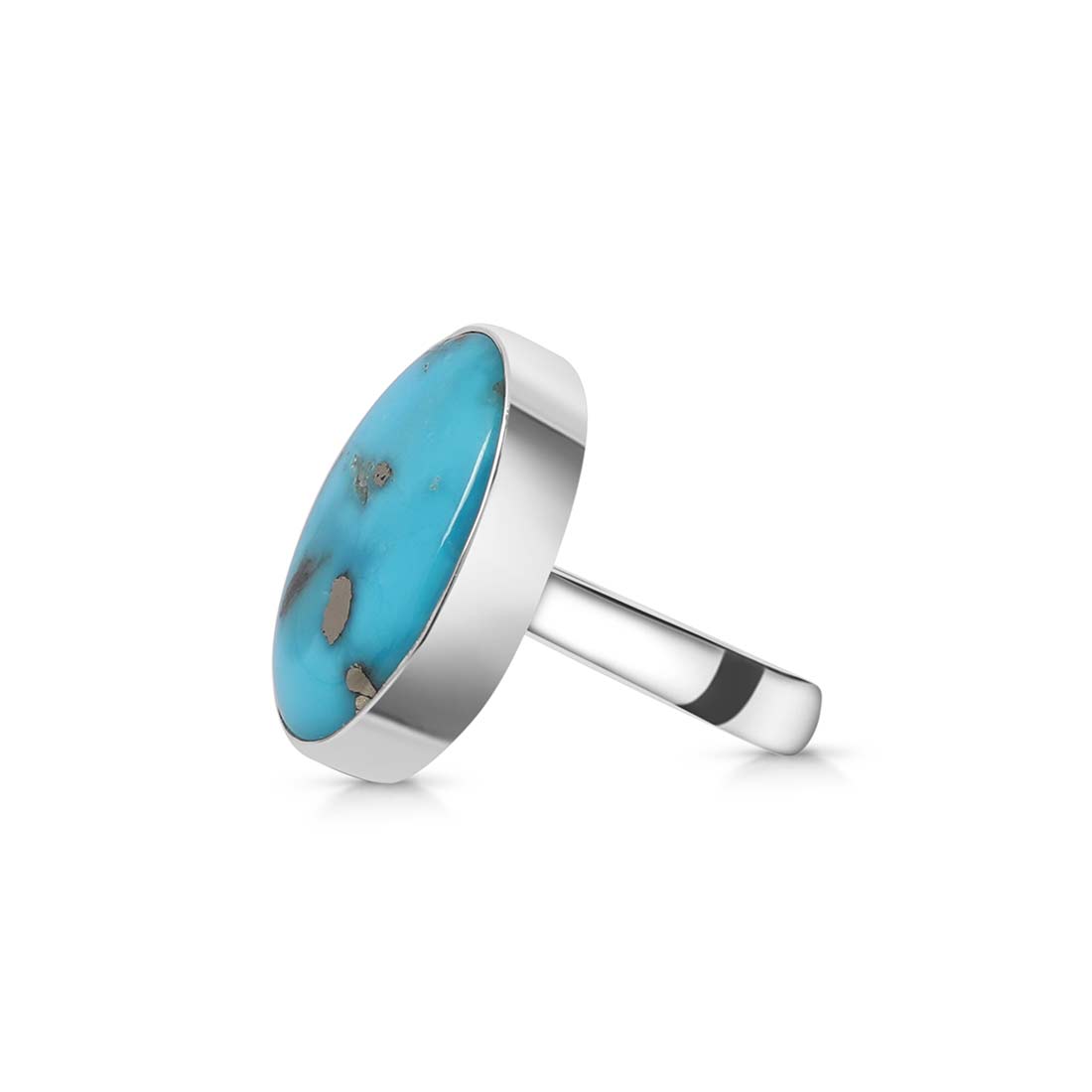 Turquoise Adjustable Ring-(TRQ-R-151.)