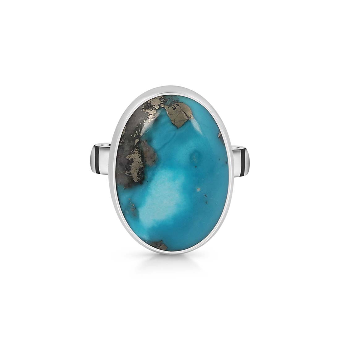 Turquoise Adjustable Ring-(TRQ-R-153.)