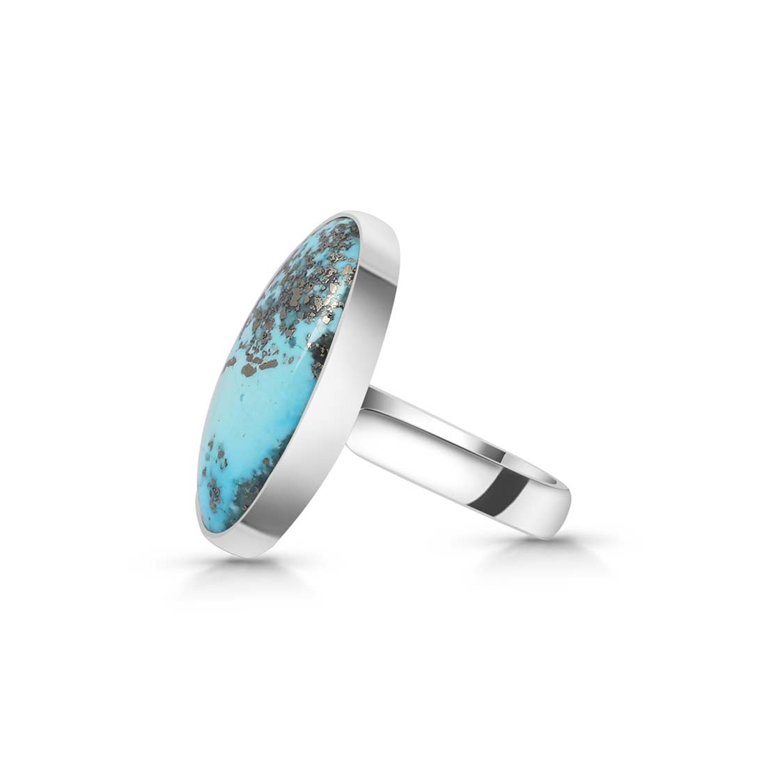 Turquoise Adjustable Ring-(TRQ-R-160.)