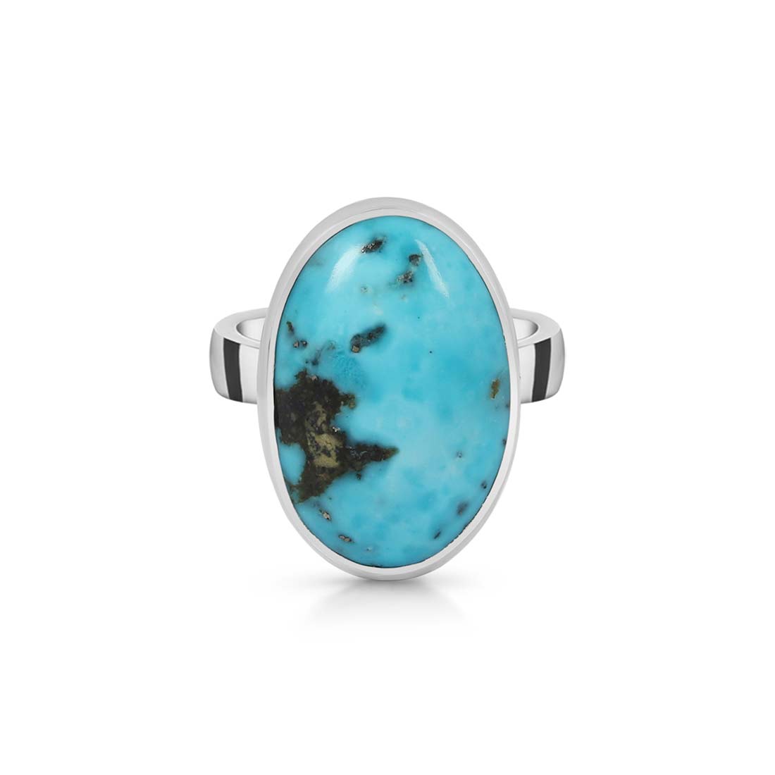Turquoise Adjustable Ring-(TRQ-R-161.)