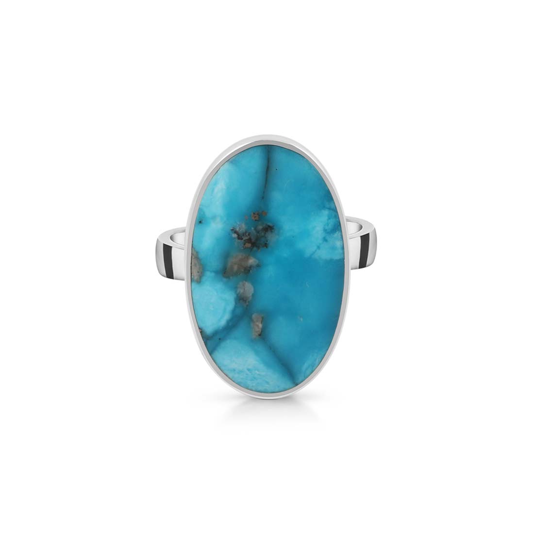 Turquoise Adjustable Ring-(TRQ-R-162.)