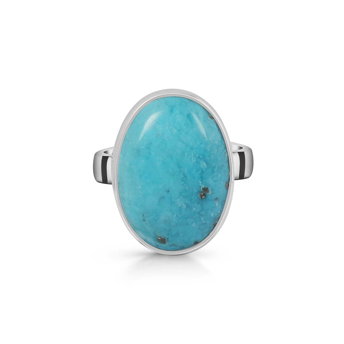 Turquoise Adjustable Ring-(TRQ-R-163.)