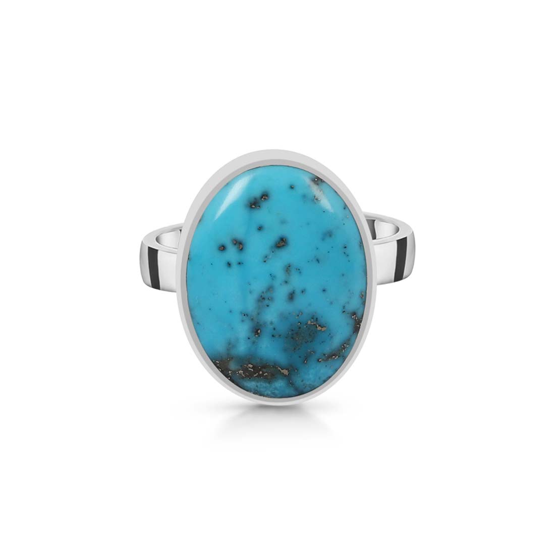Turquoise Adjustable Ring-(TRQ-R-168.)