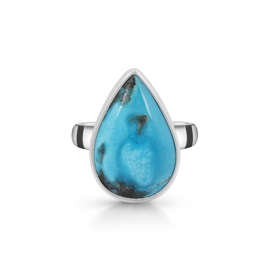 Turquoise Adjustable Ring-(TRQ-R-179.)