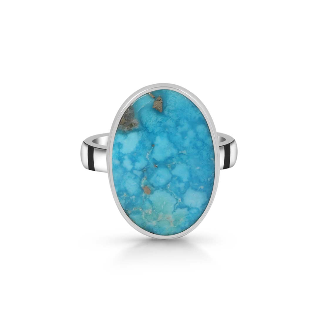 Turquoise Adjustable Ring-(TRQ-R-182.)