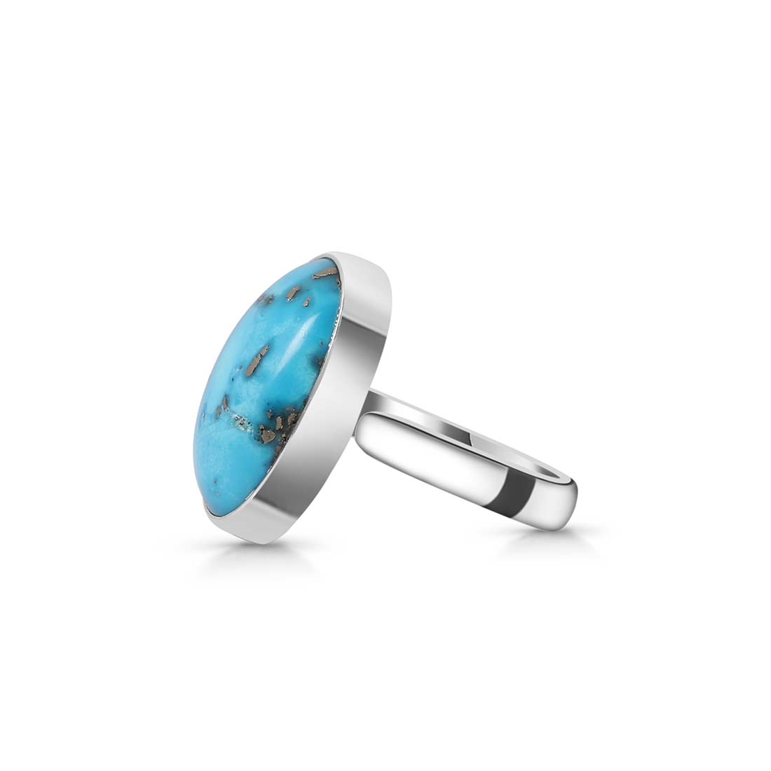 Turquoise Adjustable Ring-(TRQ-R-190.)