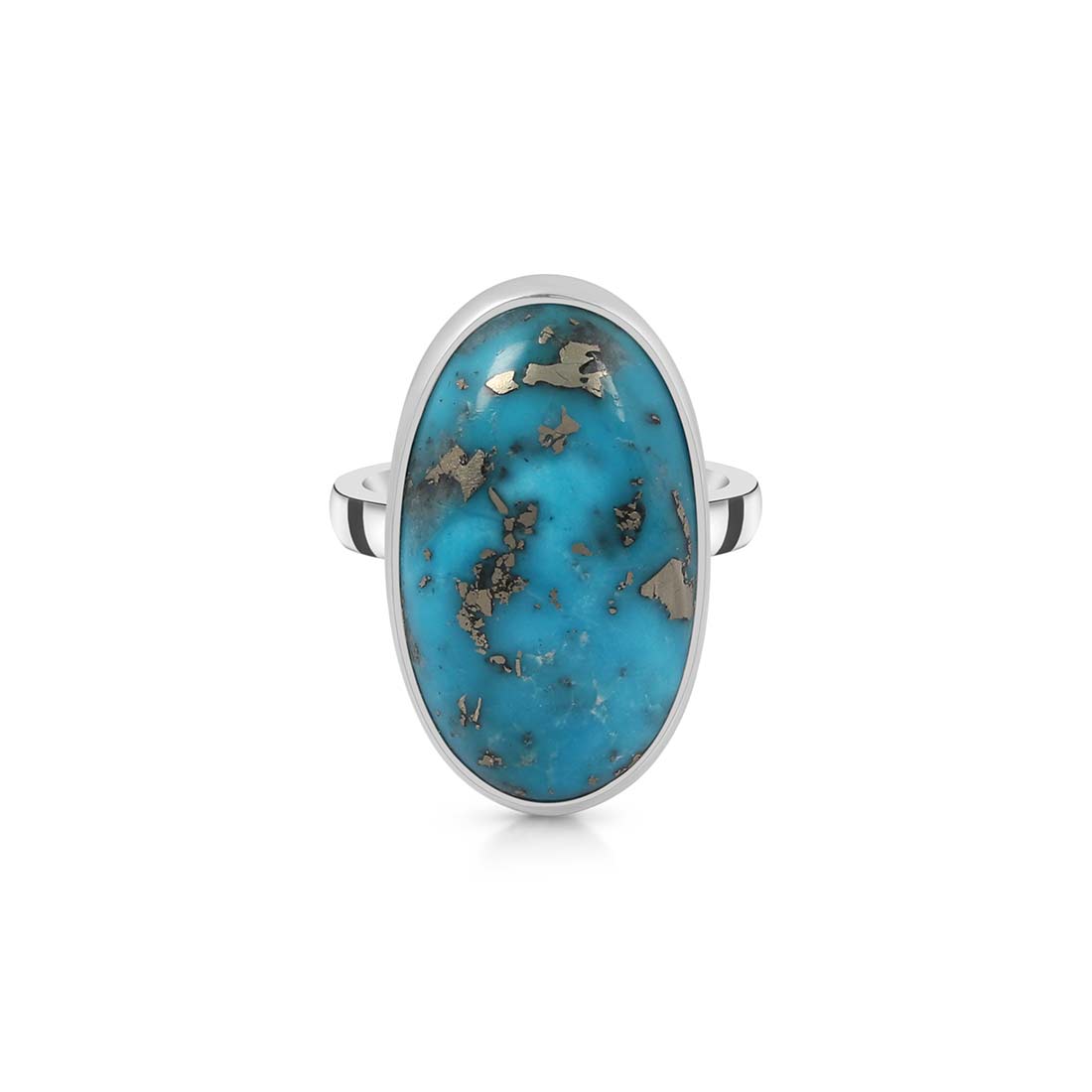 Turquoise Adjustable Ring-(TRQ-R-204.)