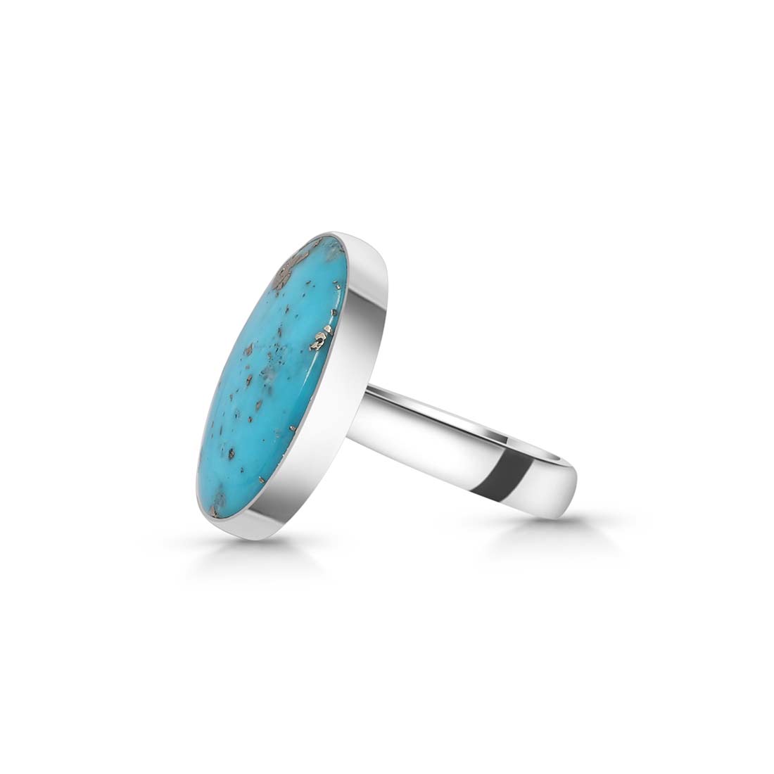 Turquoise Adjustable Ring-(TRQ-R-211.)