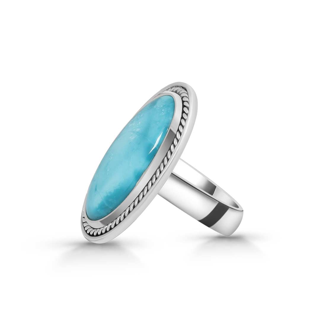 Turquoise Adjustable Ring-(TRQ-R-213.)