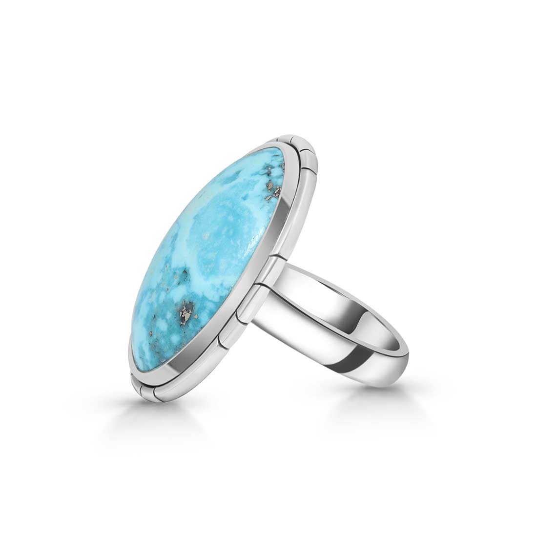 Turquoise Adjustable Ring-(TRQ-R-232.)
