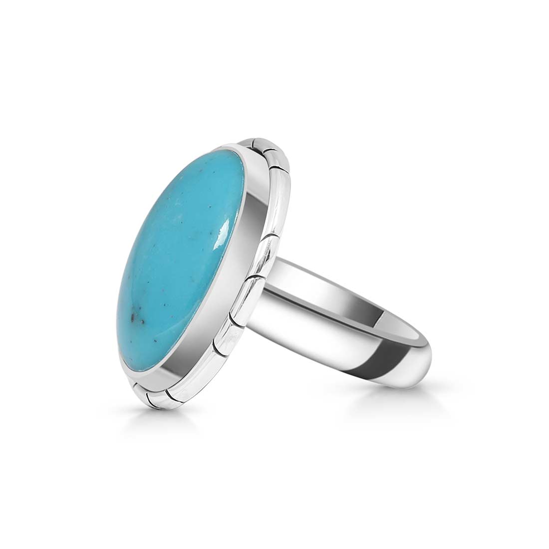 Turquoise Adjustable Ring-(TRQ-R-236.)