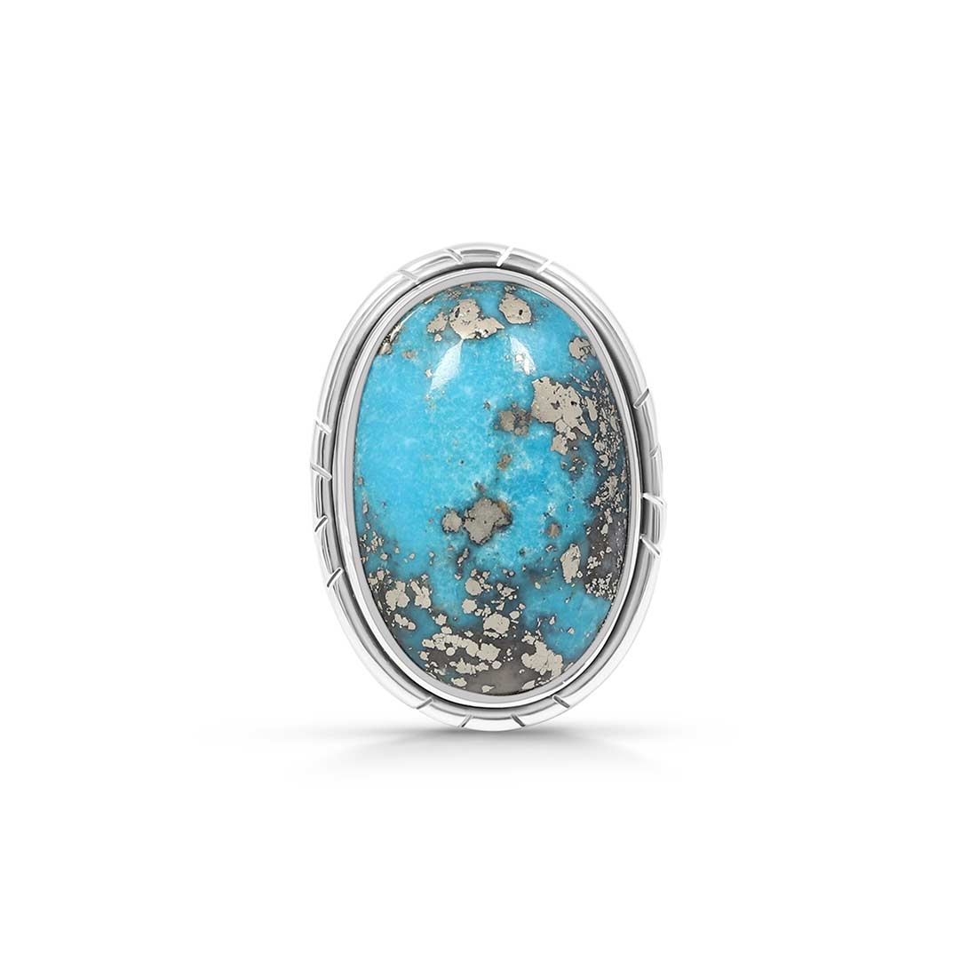 Turquoise Adjustable Ring-(TRQ-R-238.)