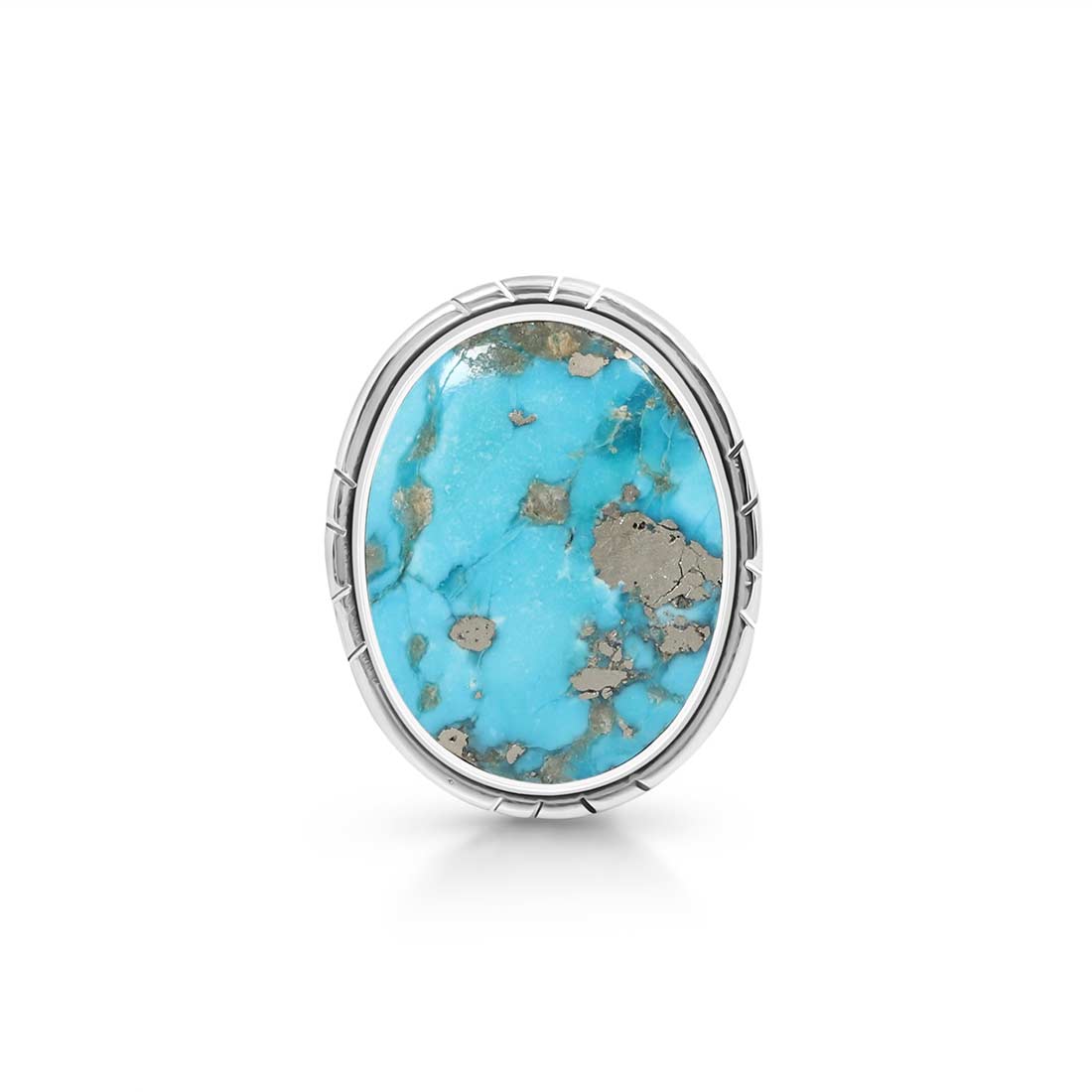 Turquoise Adjustable Ring-(TRQ-R-239.)