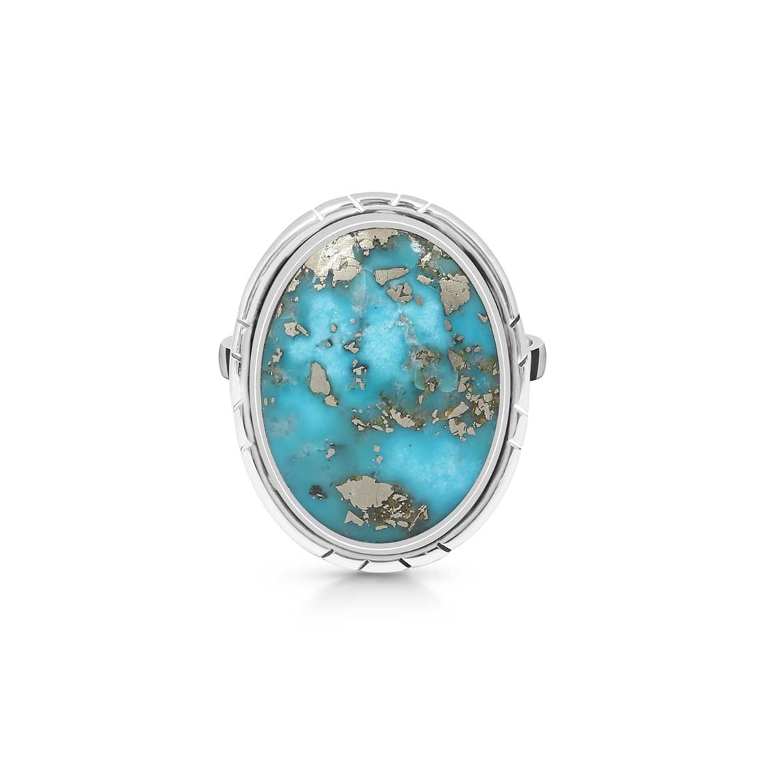 Turquoise Adjustable Ring-(TRQ-R-240.)