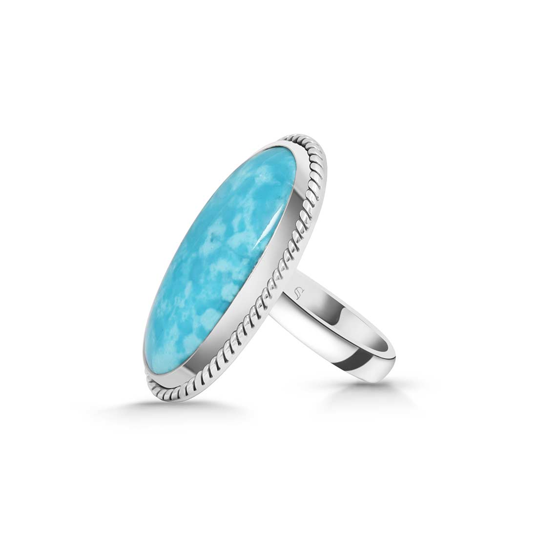 Turquoise Adjustable Ring-(TRQ-R-250.)