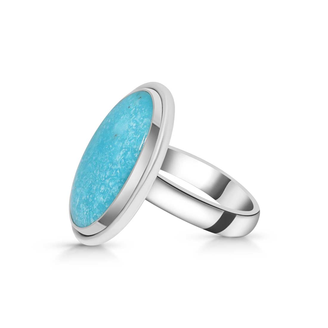 Turquoise Adjustable Ring-(TRQ-R-281.)
