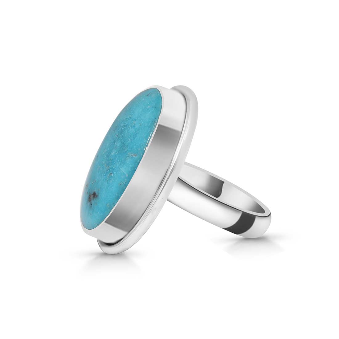 Turquoise Adjustable Ring-(TRQ-R-284.)