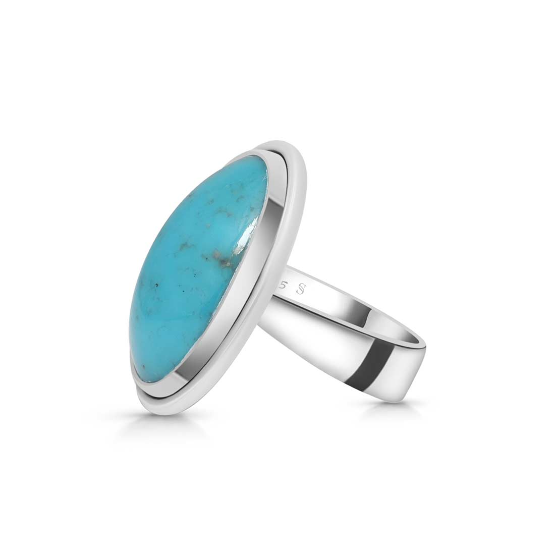Turquoise Adjustable Ring-(TRQ-R-286.)