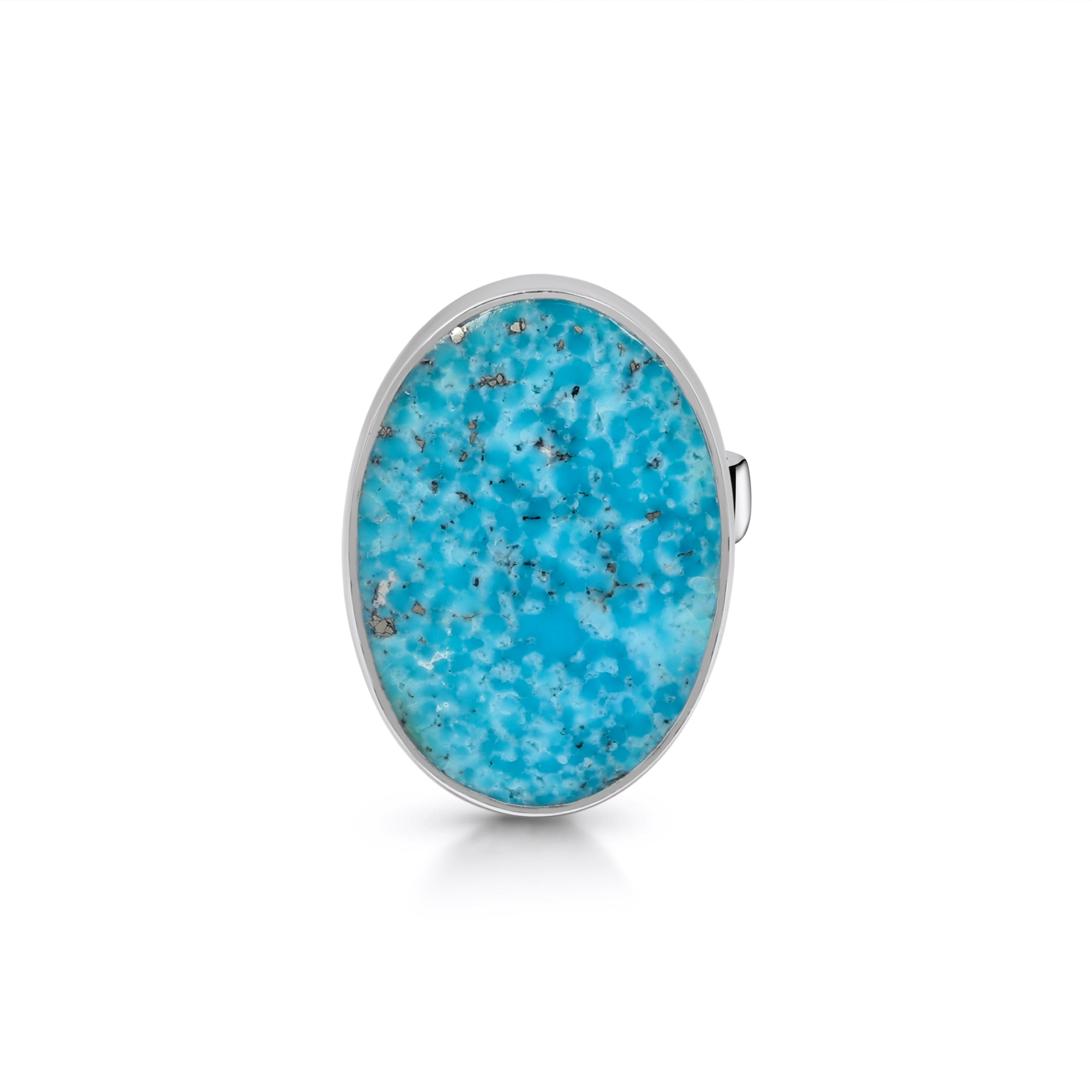 Turquoise Adjustable Ring-(TRQ-R-74.)