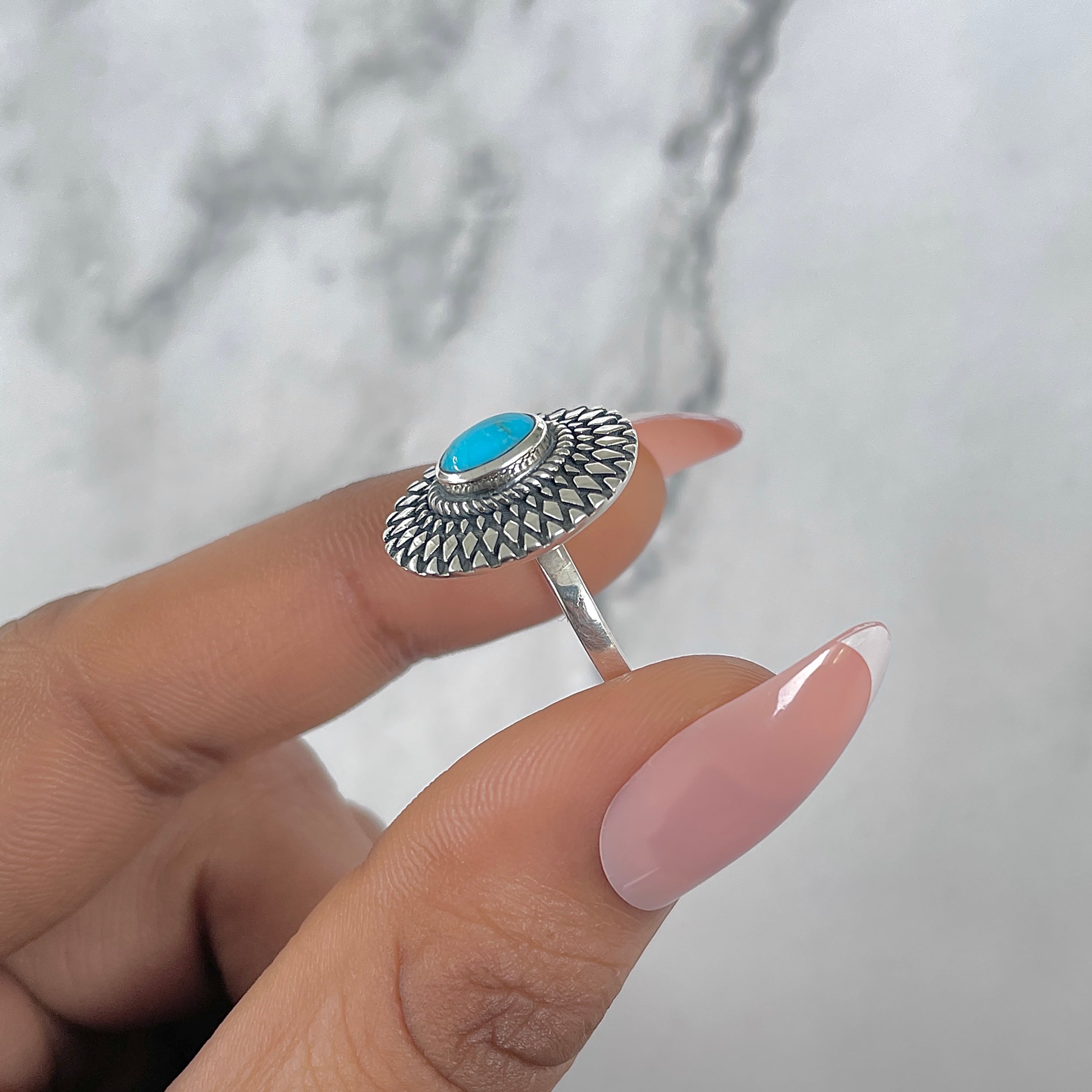 Turquoise Ring-(TRQ-RDR-1021.)