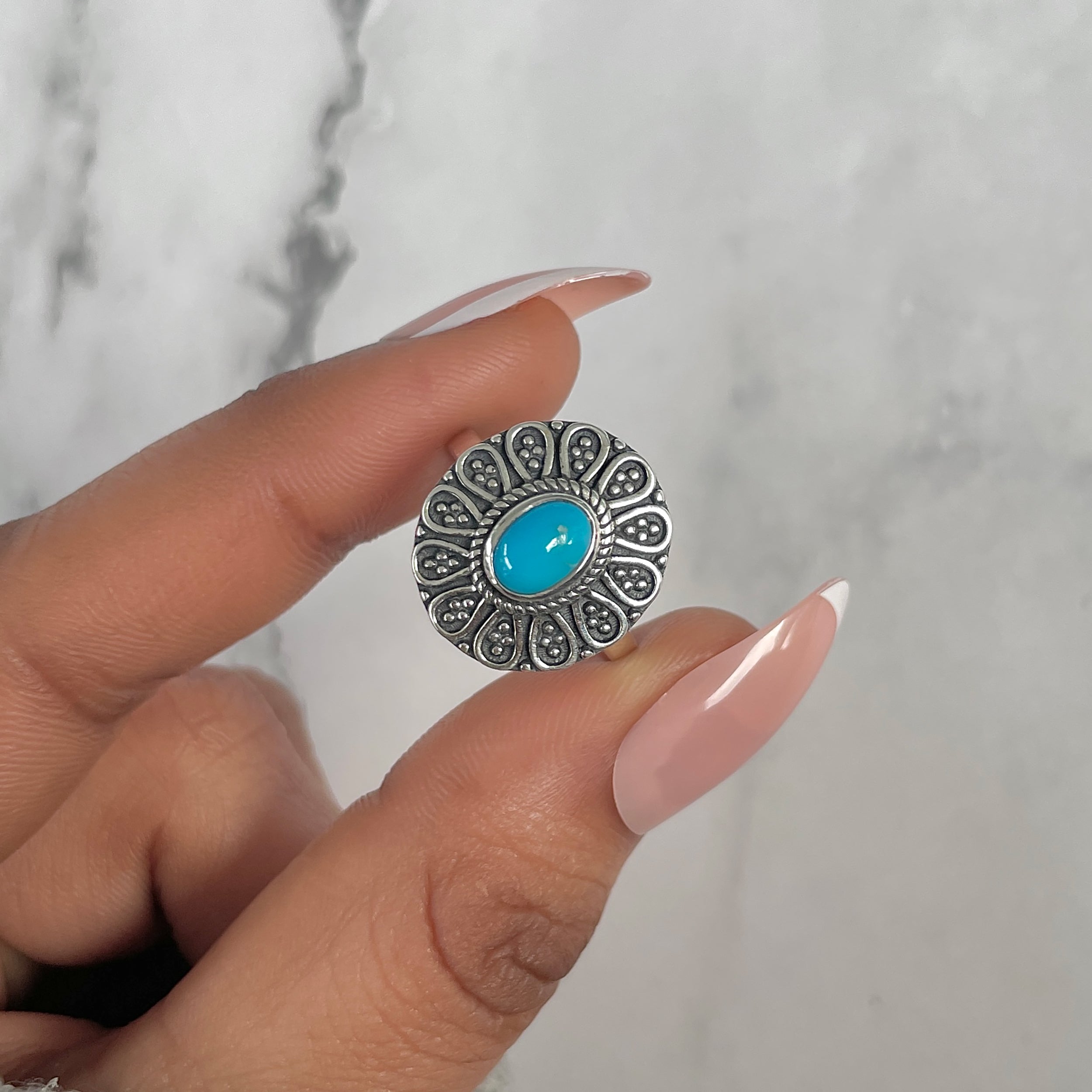 Turquoise Ring-(TRQ-RDR-1071.)