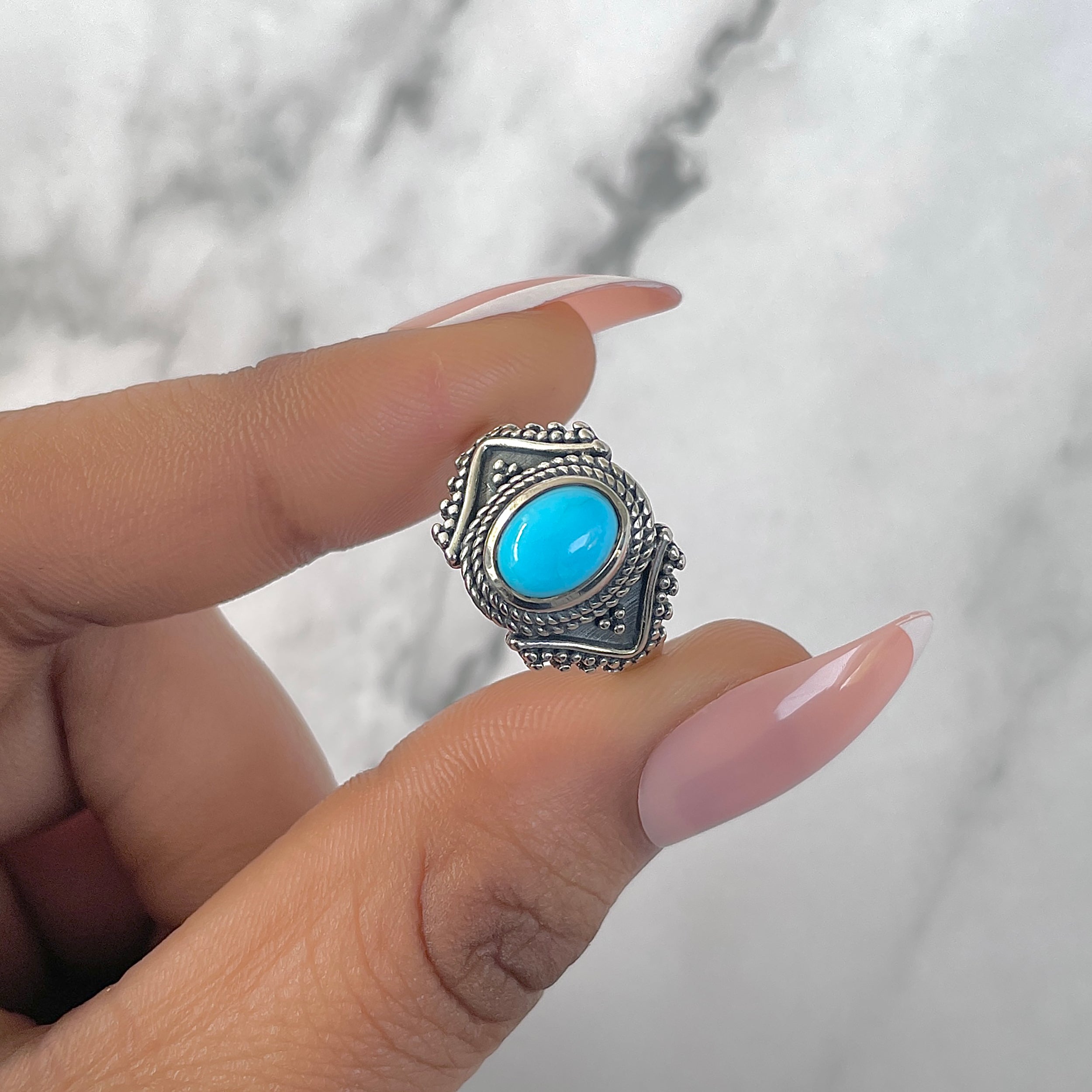 Turquoise Ring-(TRQ-RDR-1114.)