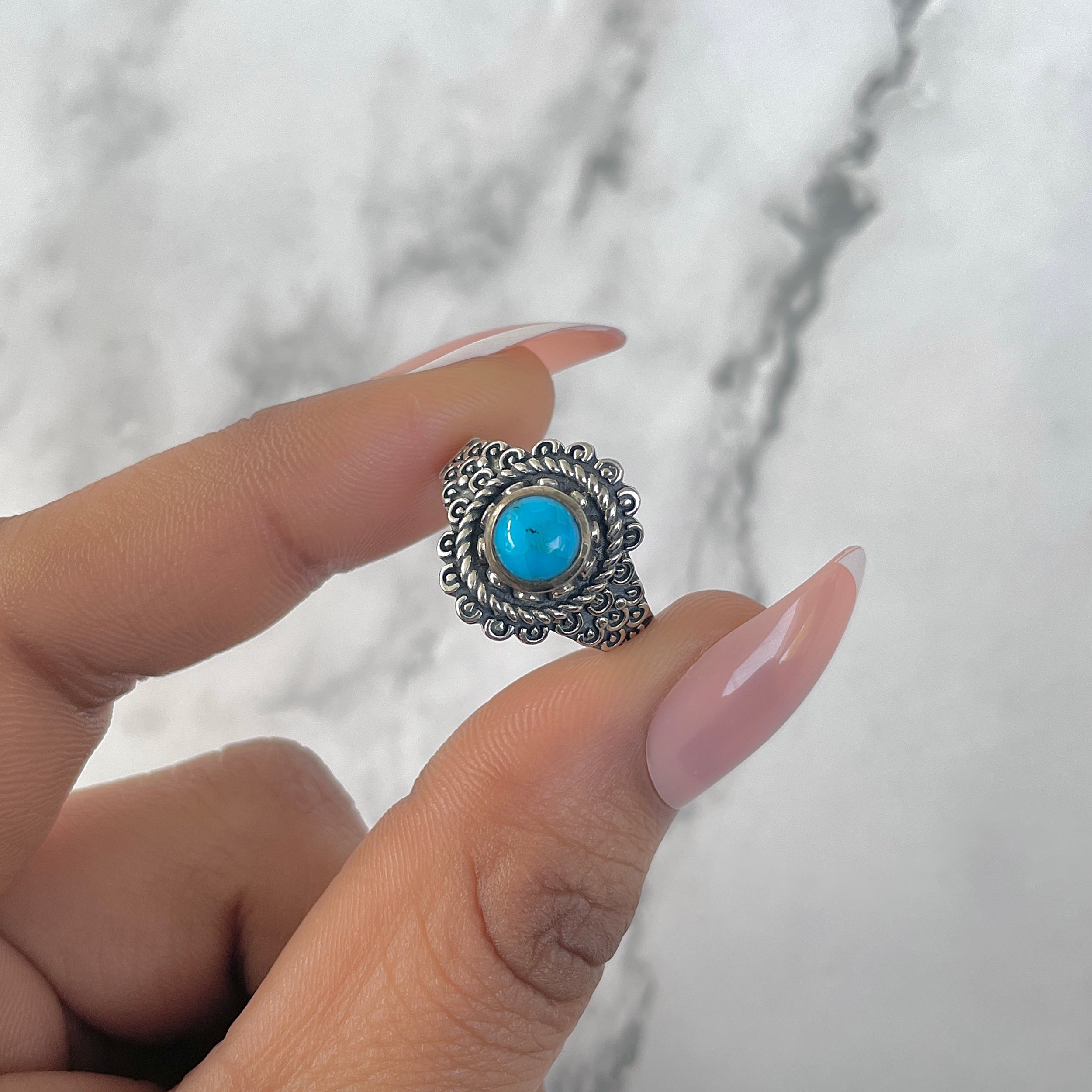 Turquoise Ring-(TRQ-RDR-1215.)