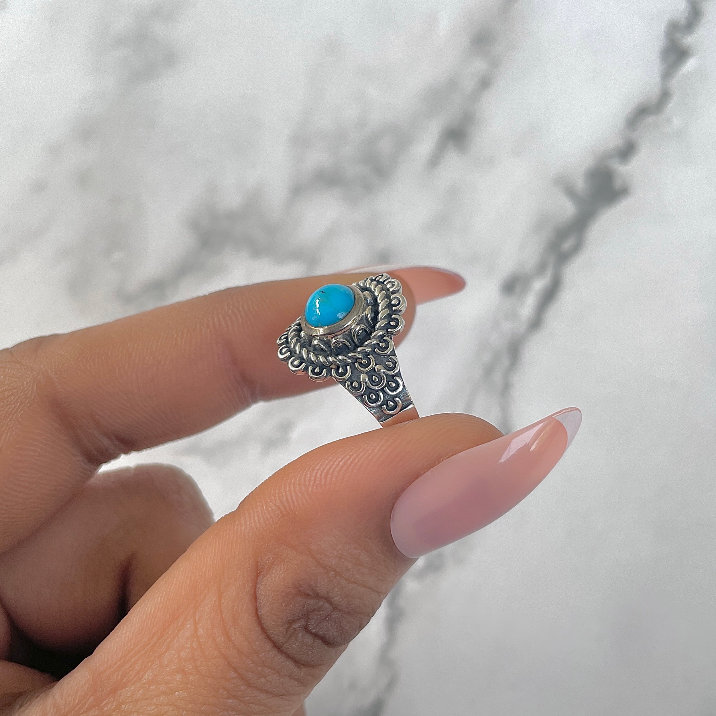 Turquoise Ring-(TRQ-RDR-1215.)