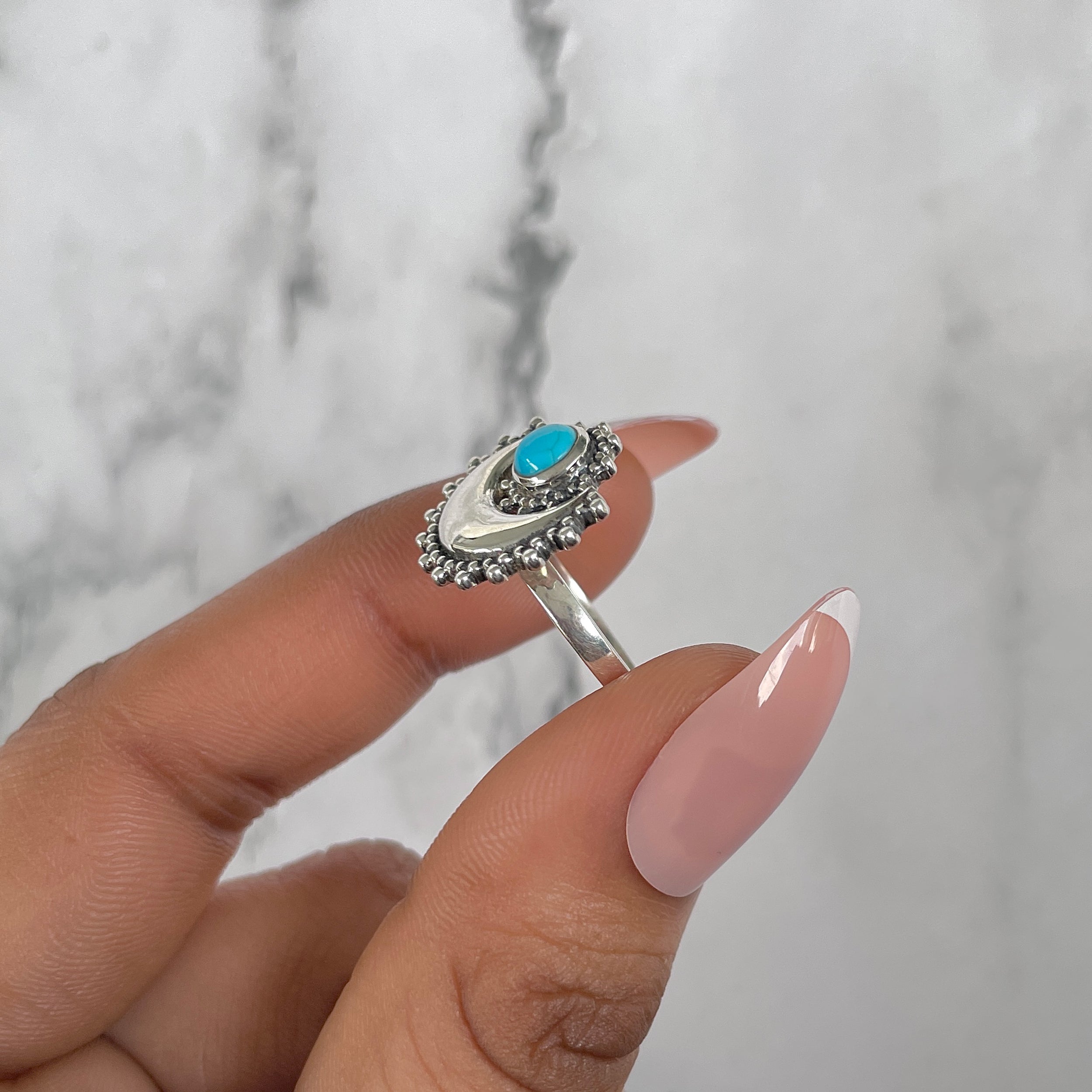 Turquoise Ring-(TRQ-RDR-1258.)