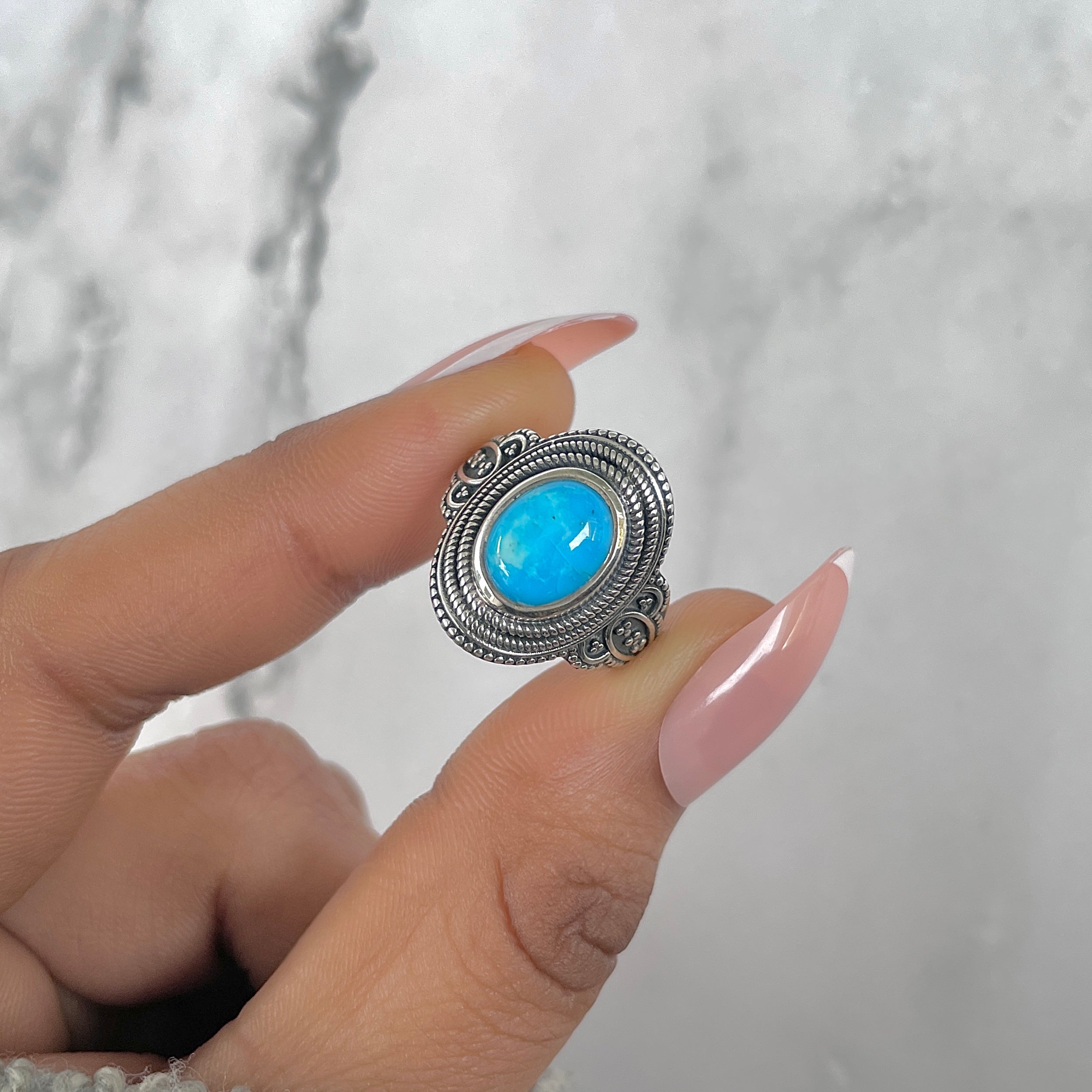 Turquoise Ring-(TRQ-RDR-1278.)