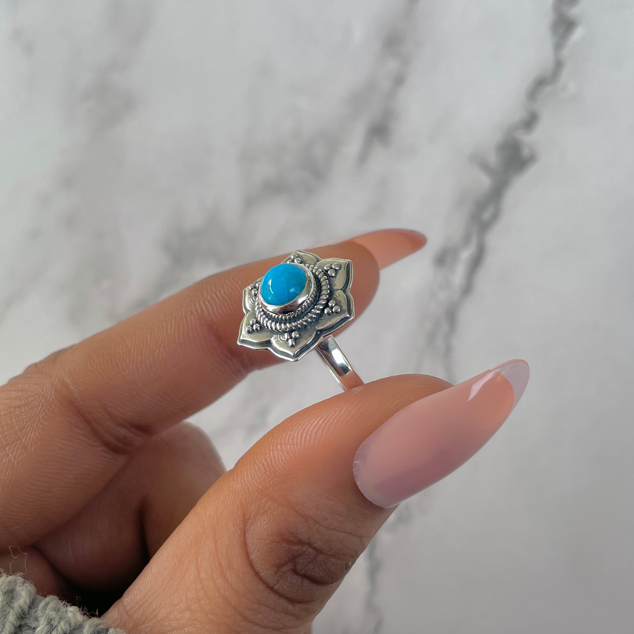 Turquoise Ring-(TRQ-RDR-1292.)