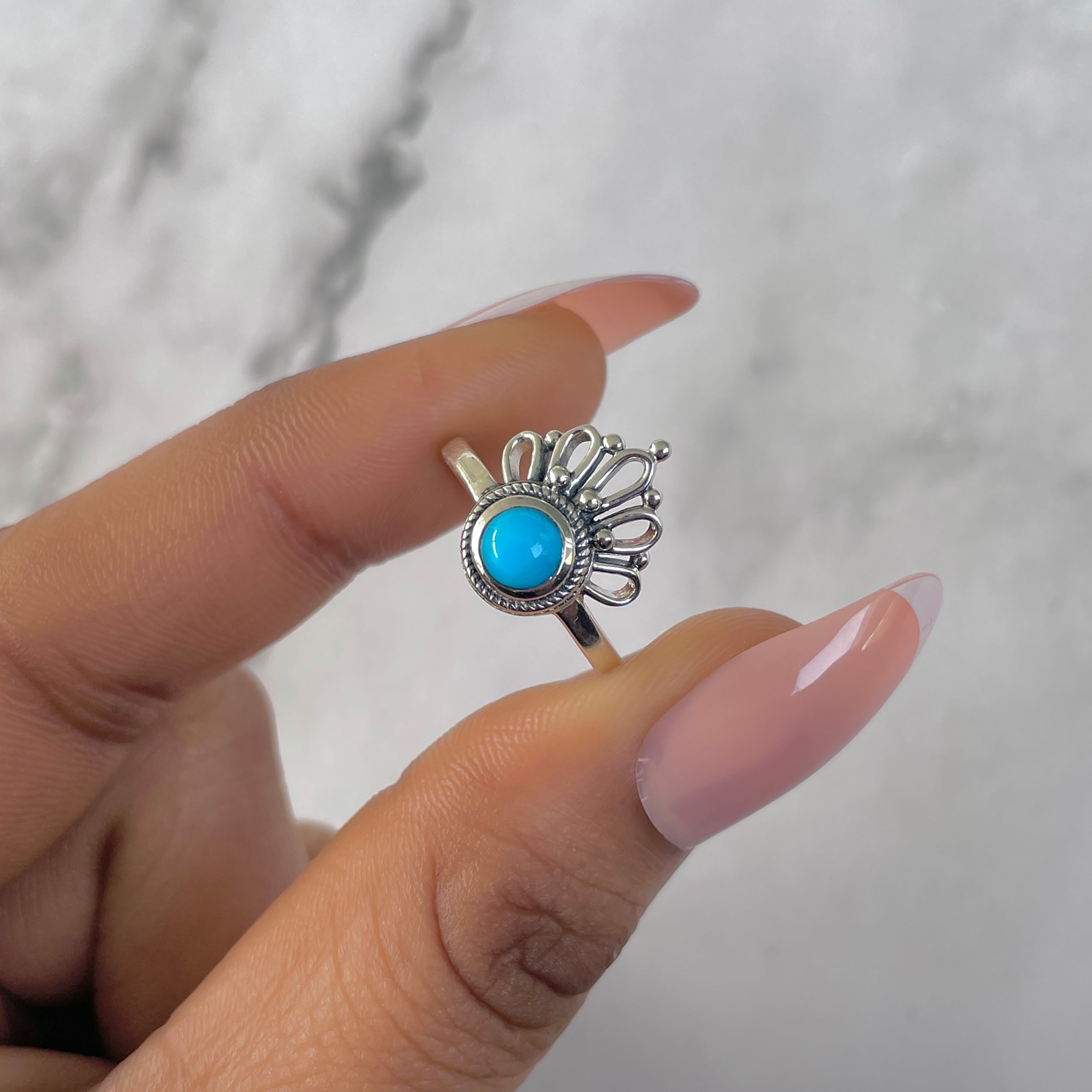 Turquoise Ring-(TRQ-RDR-1305.)