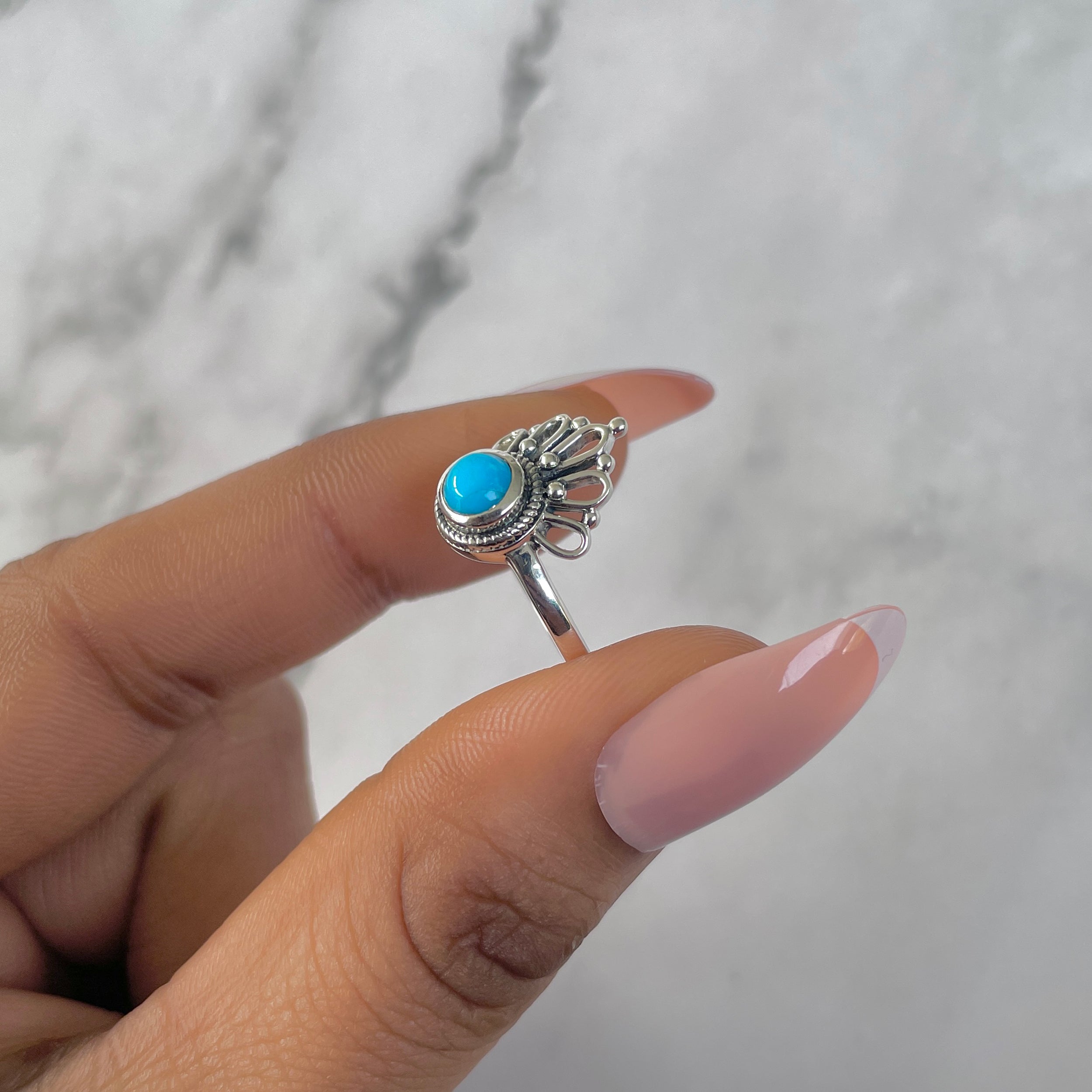 Turquoise Ring-(TRQ-RDR-1305.)
