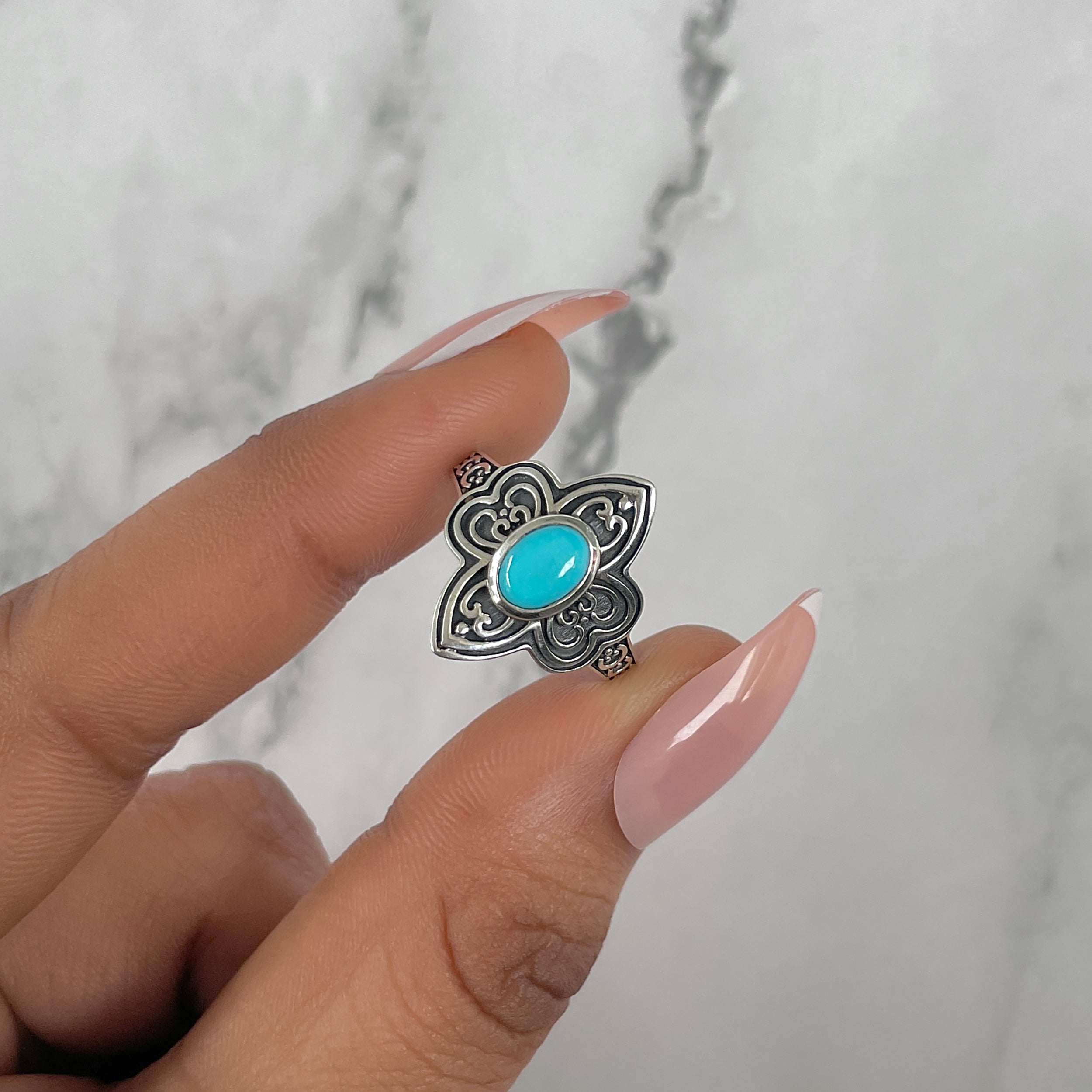 Turquoise Ring-(TRQ-RDR-1309.)