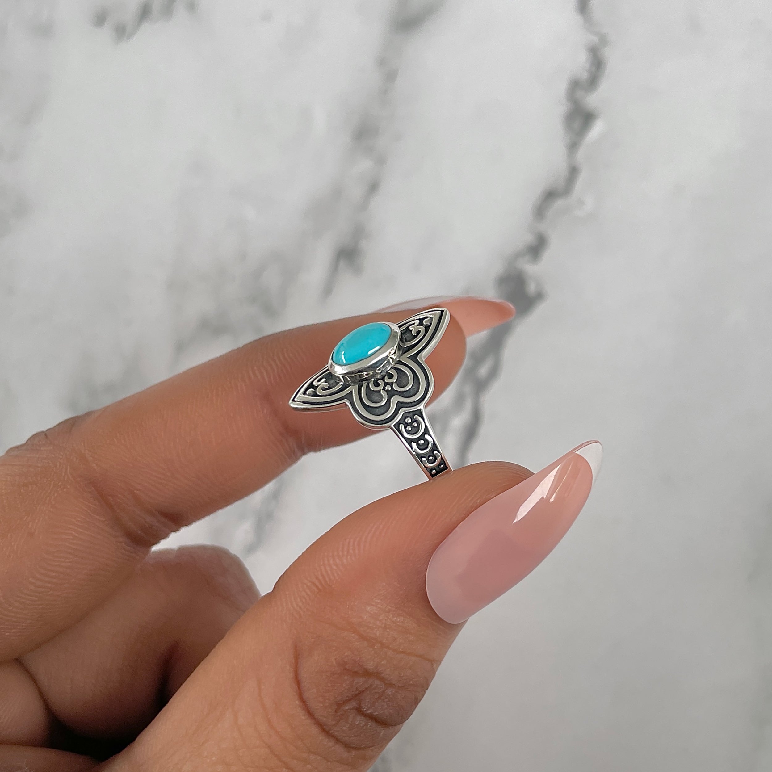 Turquoise Ring-(TRQ-RDR-1309.)