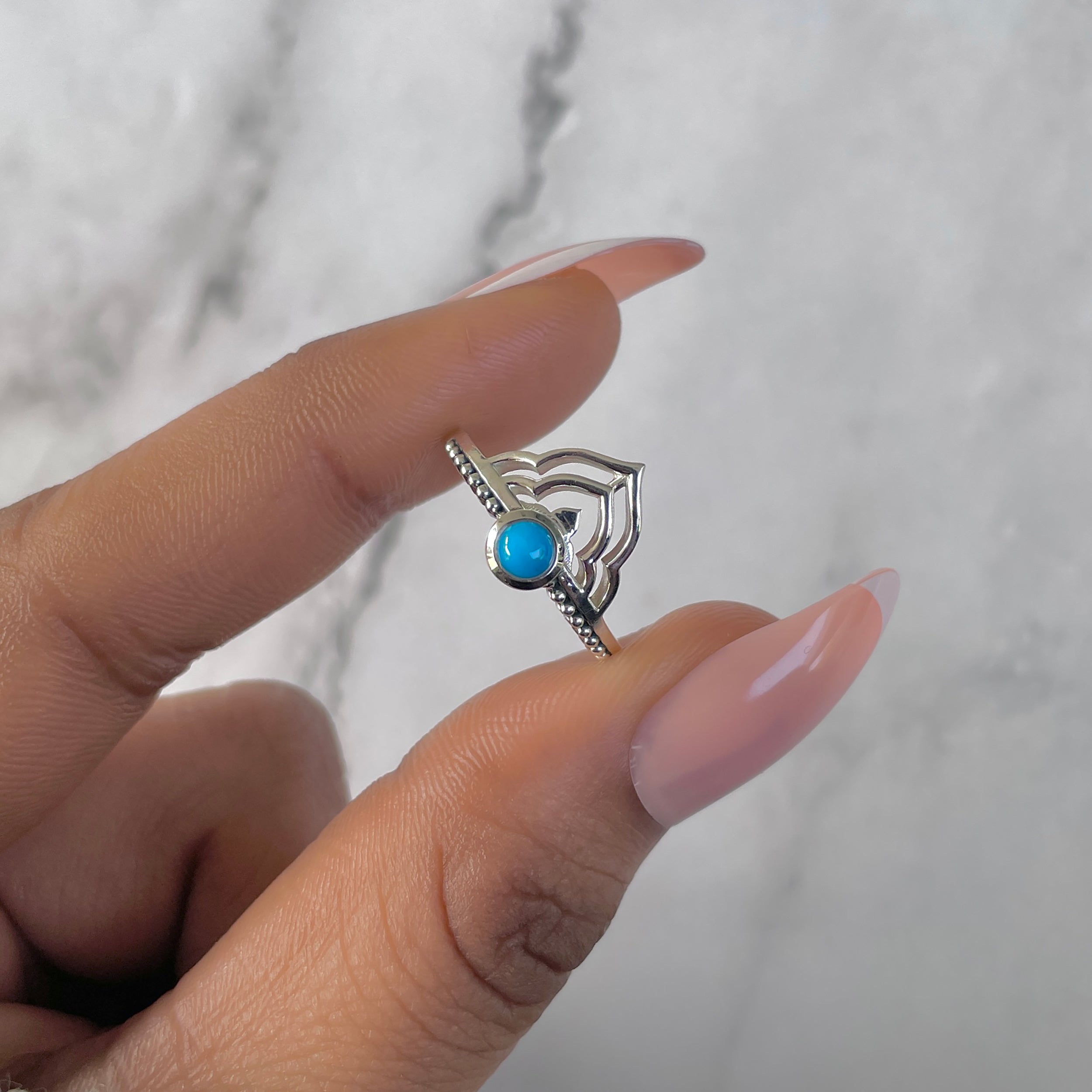 Turquoise Ring-(TRQ-RDR-1328.)