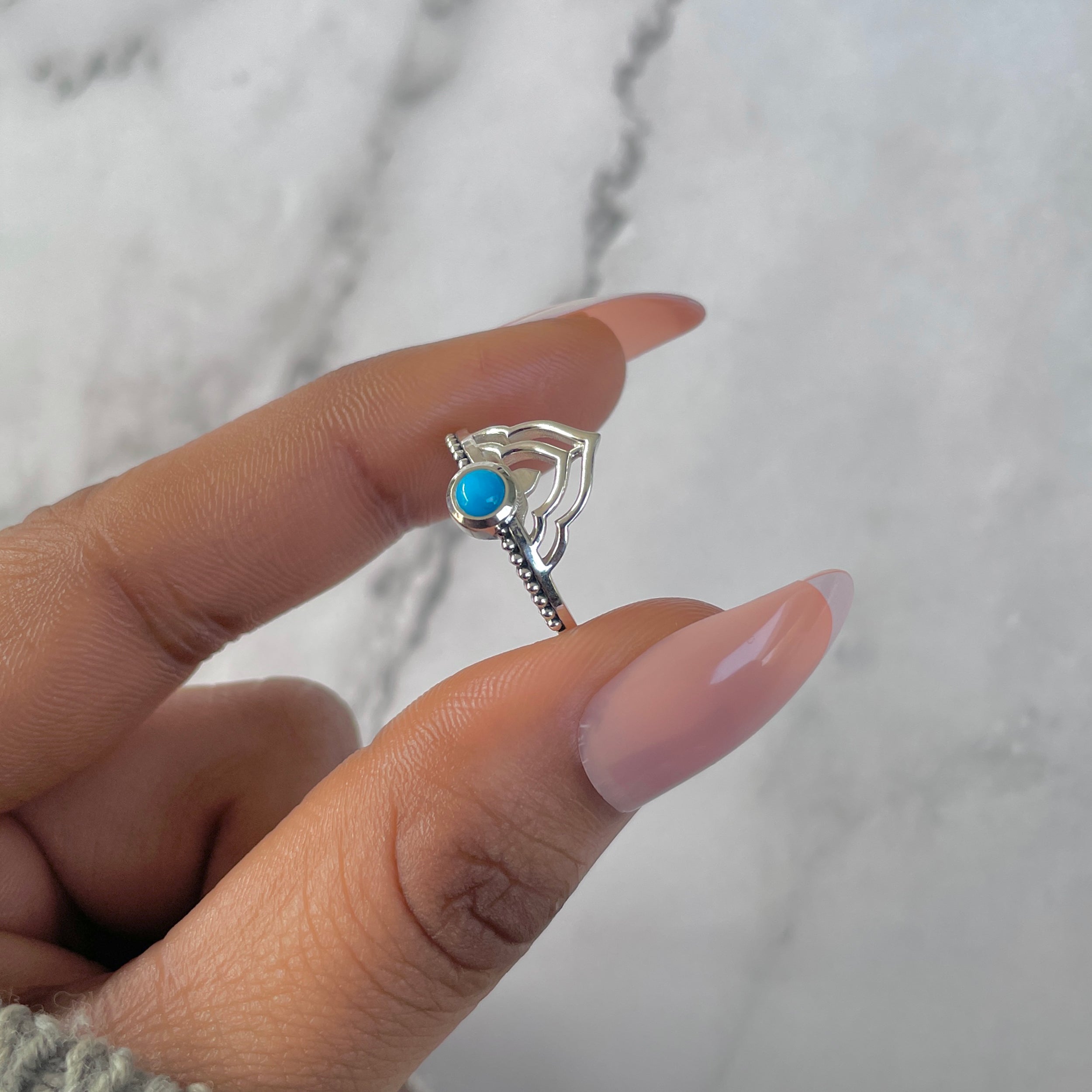 Turquoise Ring-(TRQ-RDR-1328.)