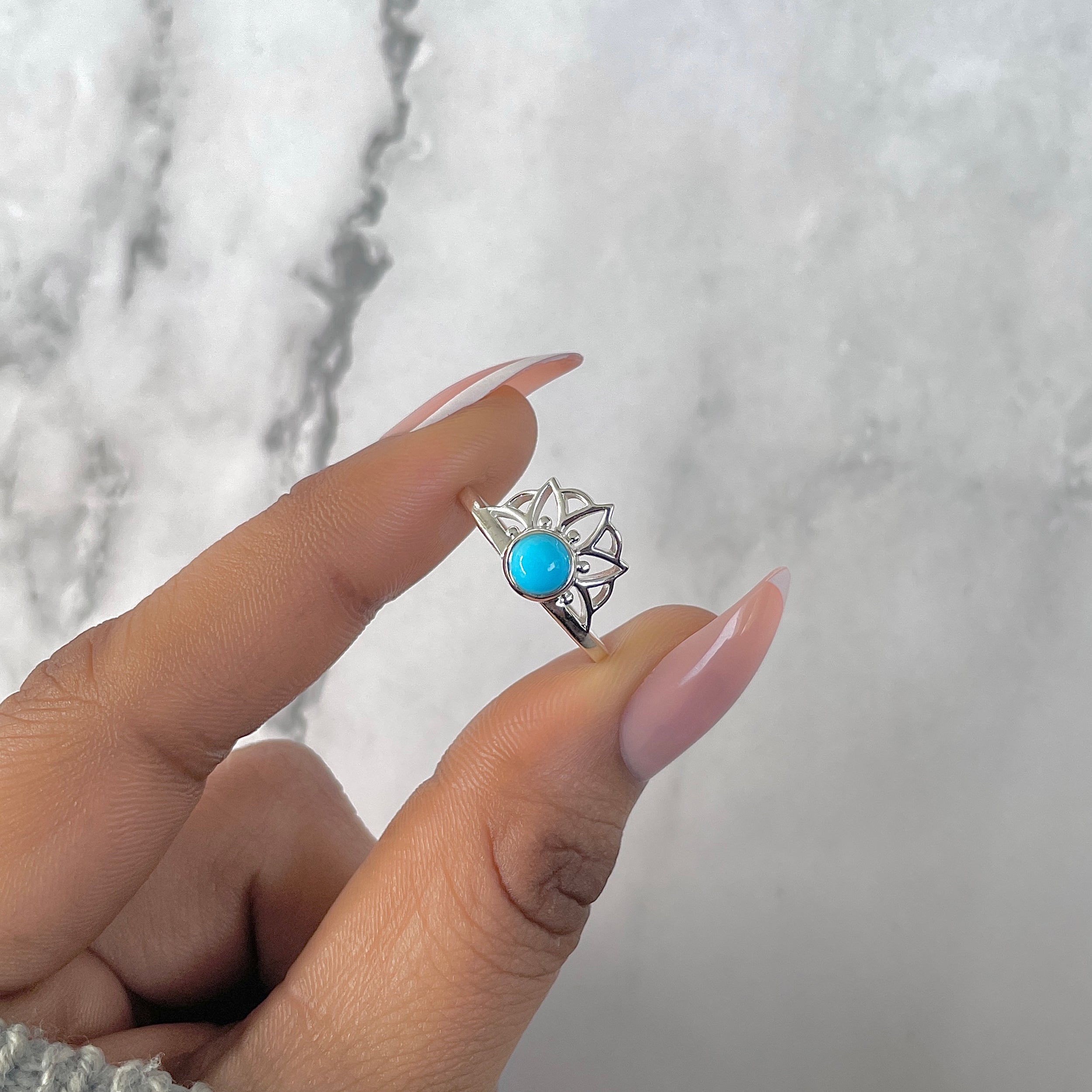 Turquoise Ring-(TRQ-RDR-1329.)