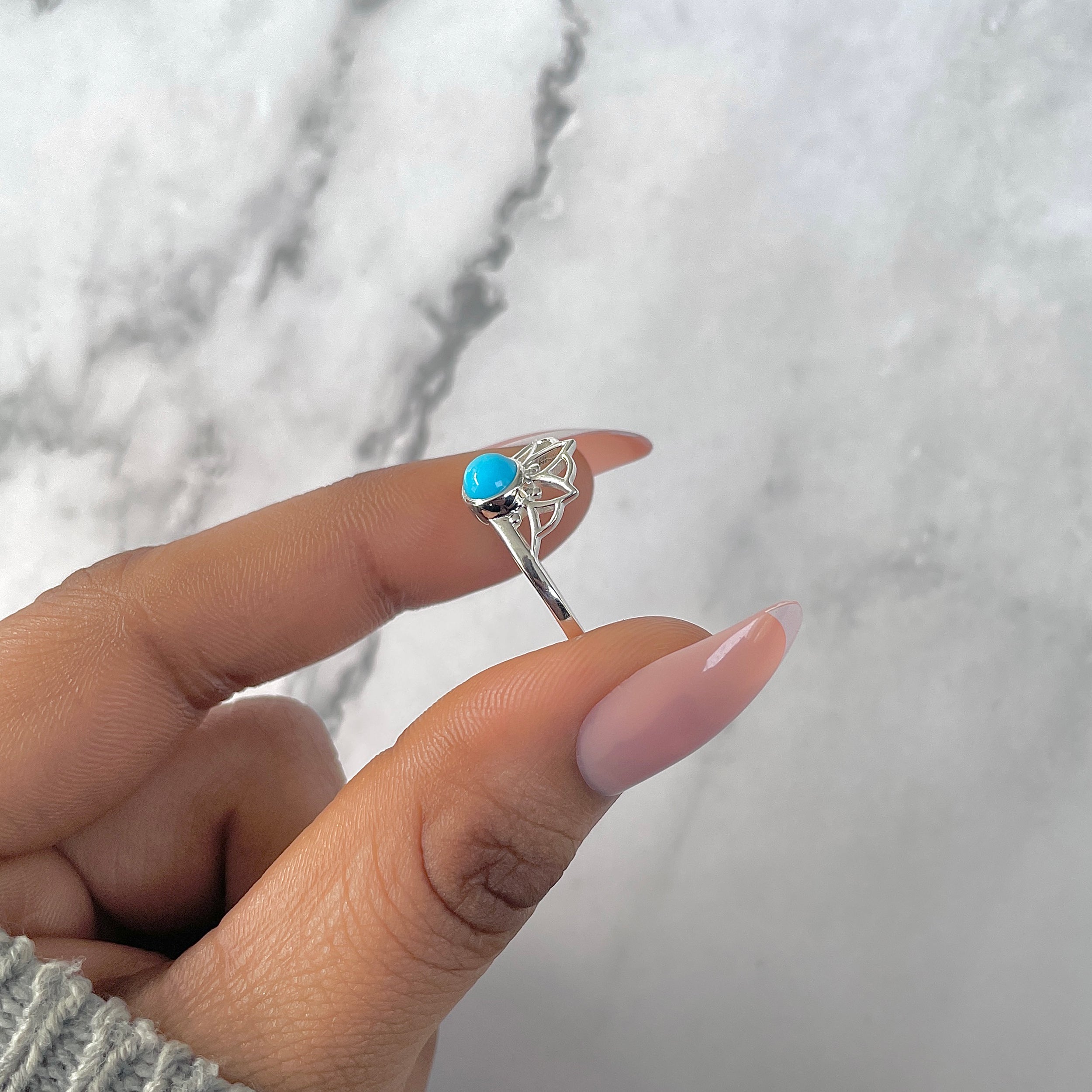 Turquoise Ring-(TRQ-RDR-1329.)