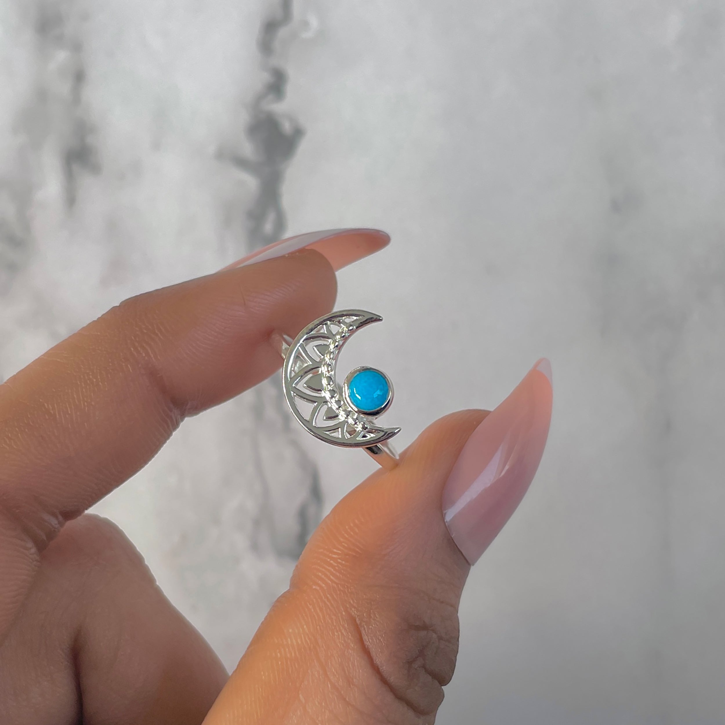 Turquoise Ring-(TRQ-RDR-1338.)