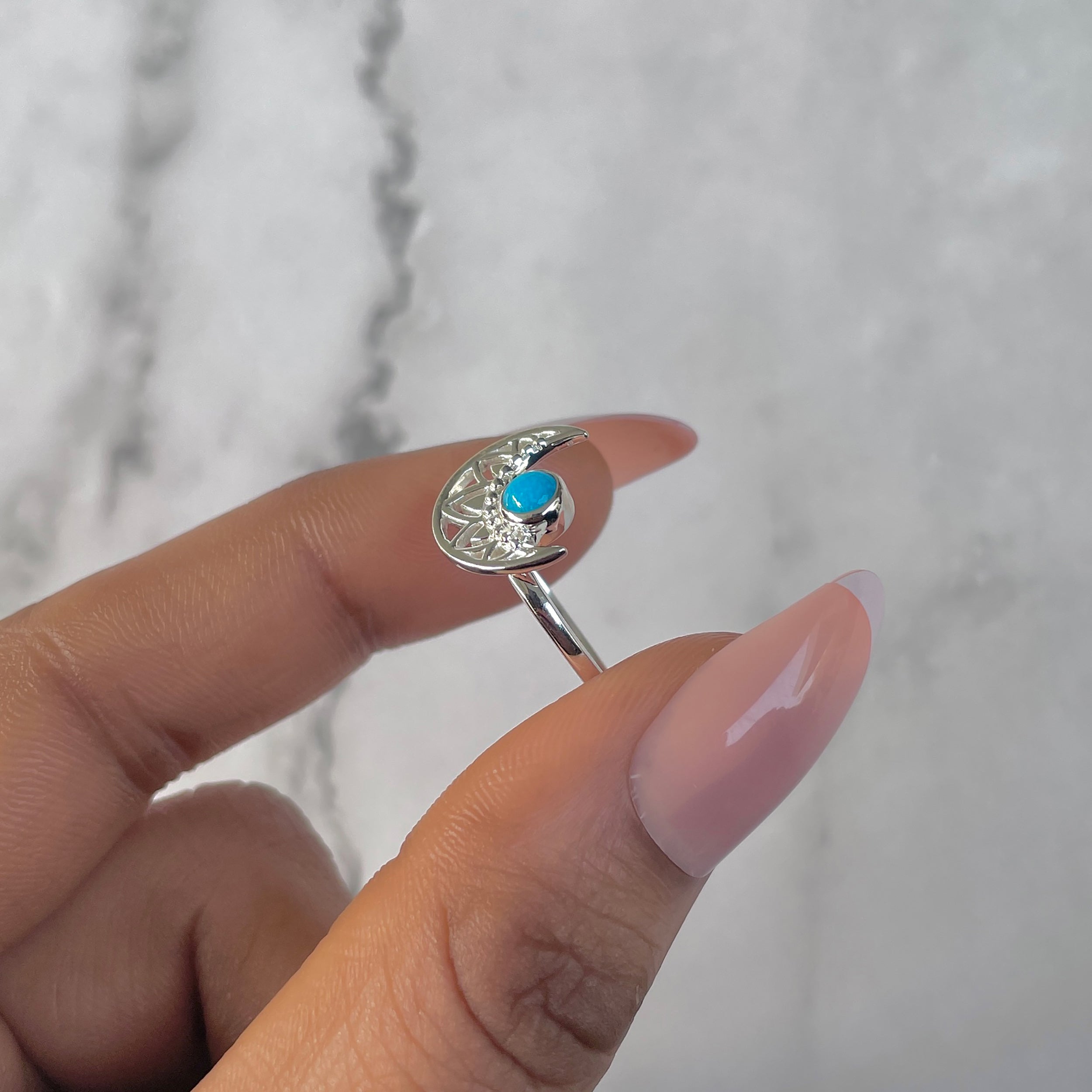 Turquoise Ring-(TRQ-RDR-1338.)