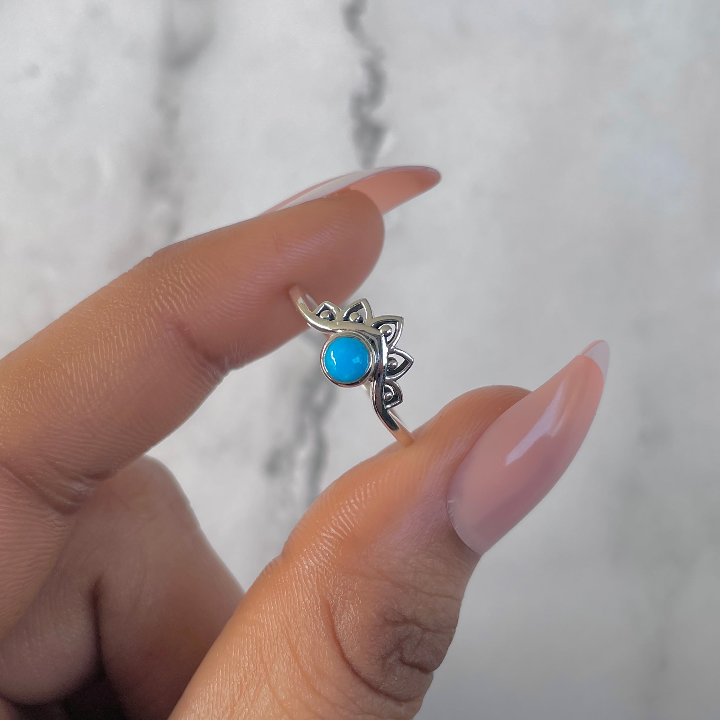 Turquoise Ring-(TRQ-RDR-1342.)