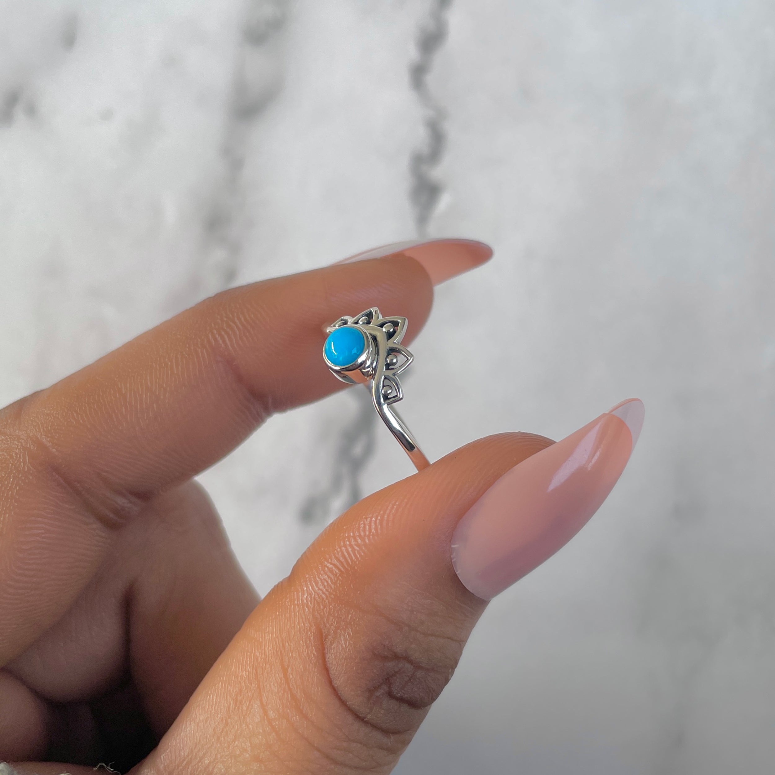 Turquoise Ring-(TRQ-RDR-1342.)