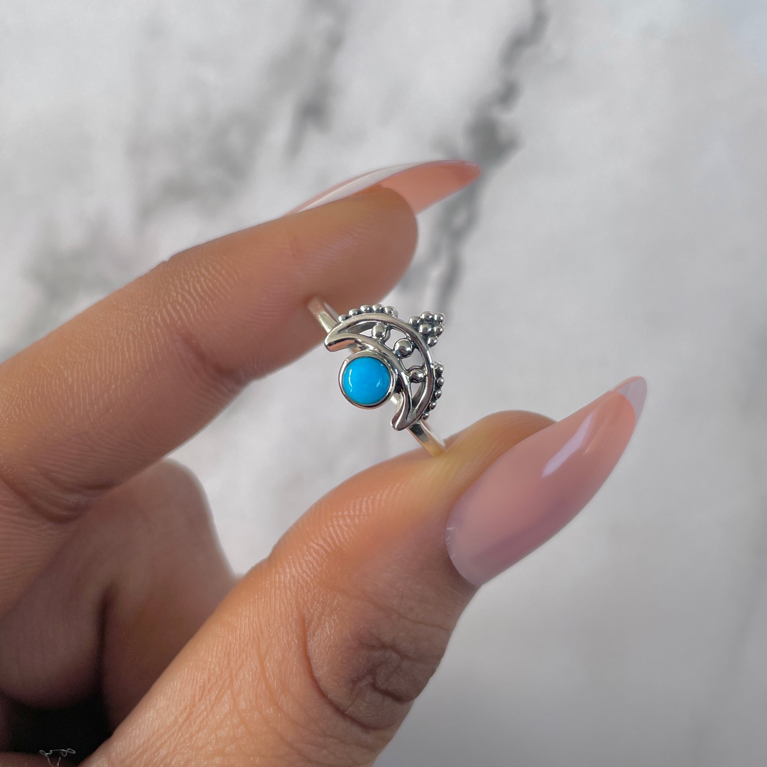 Turquoise Ring-(TRQ-RDR-1344.)