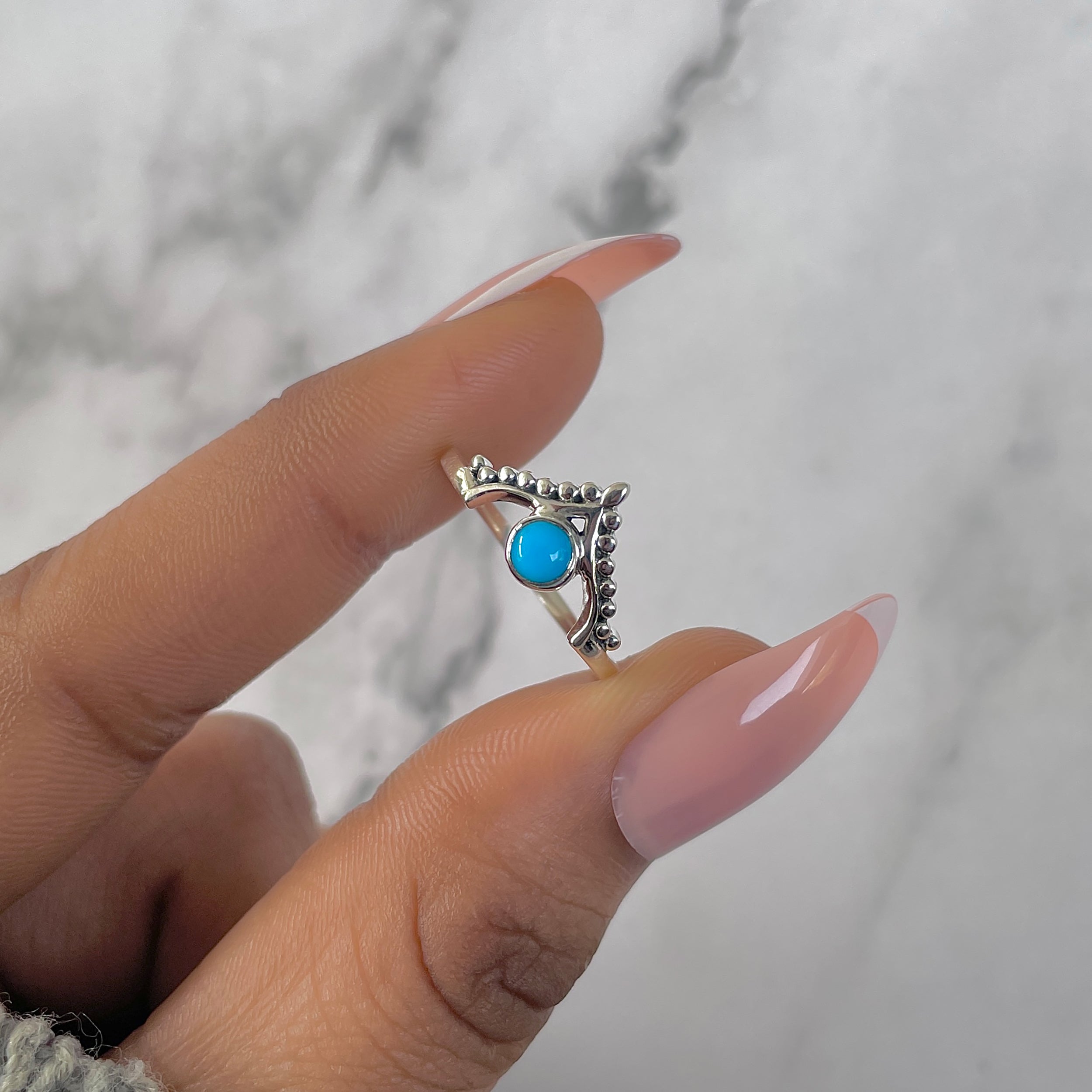 Turquoise Ring-(TRQ-RDR-1345.)