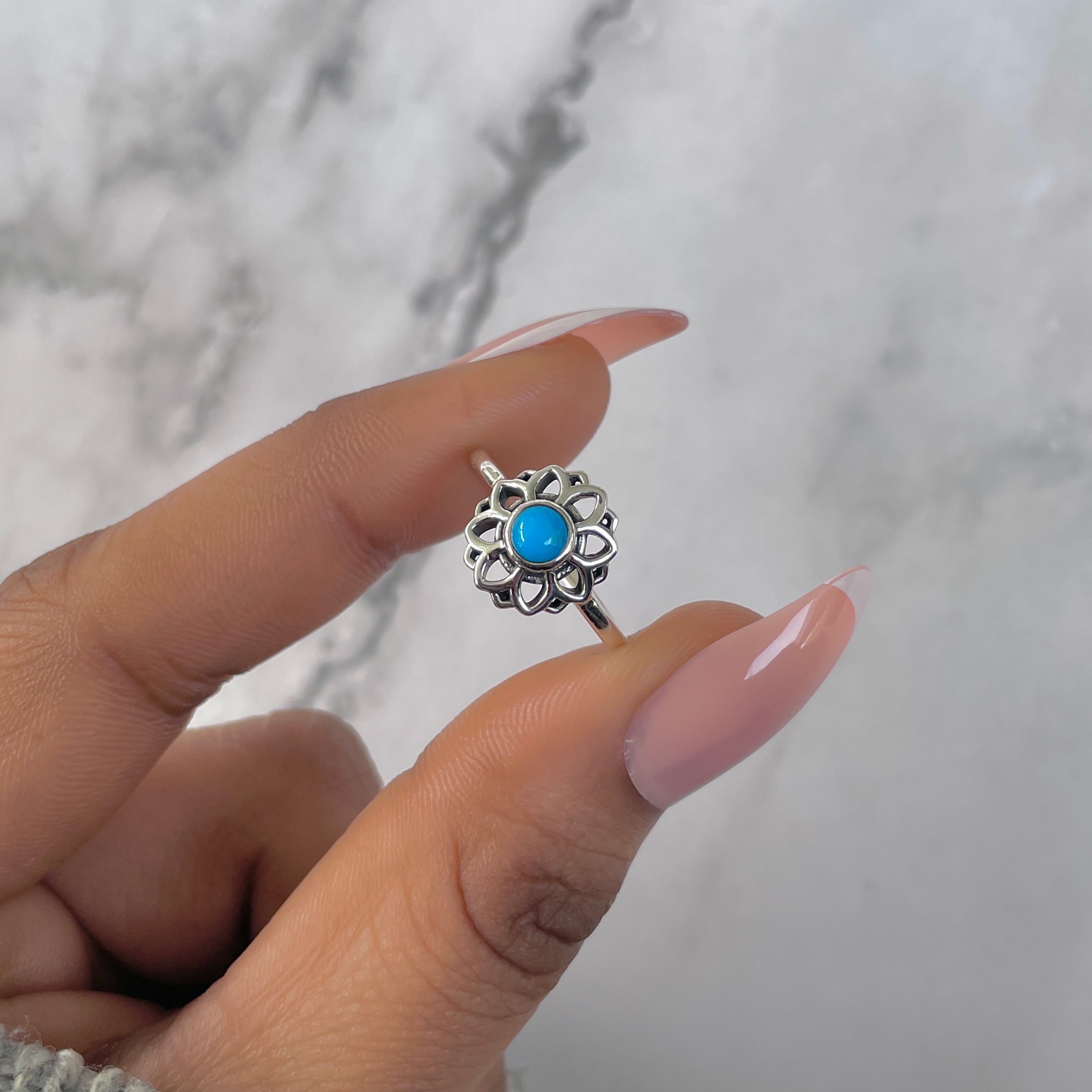 Turquoise Ring-(TRQ-RDR-1359.)