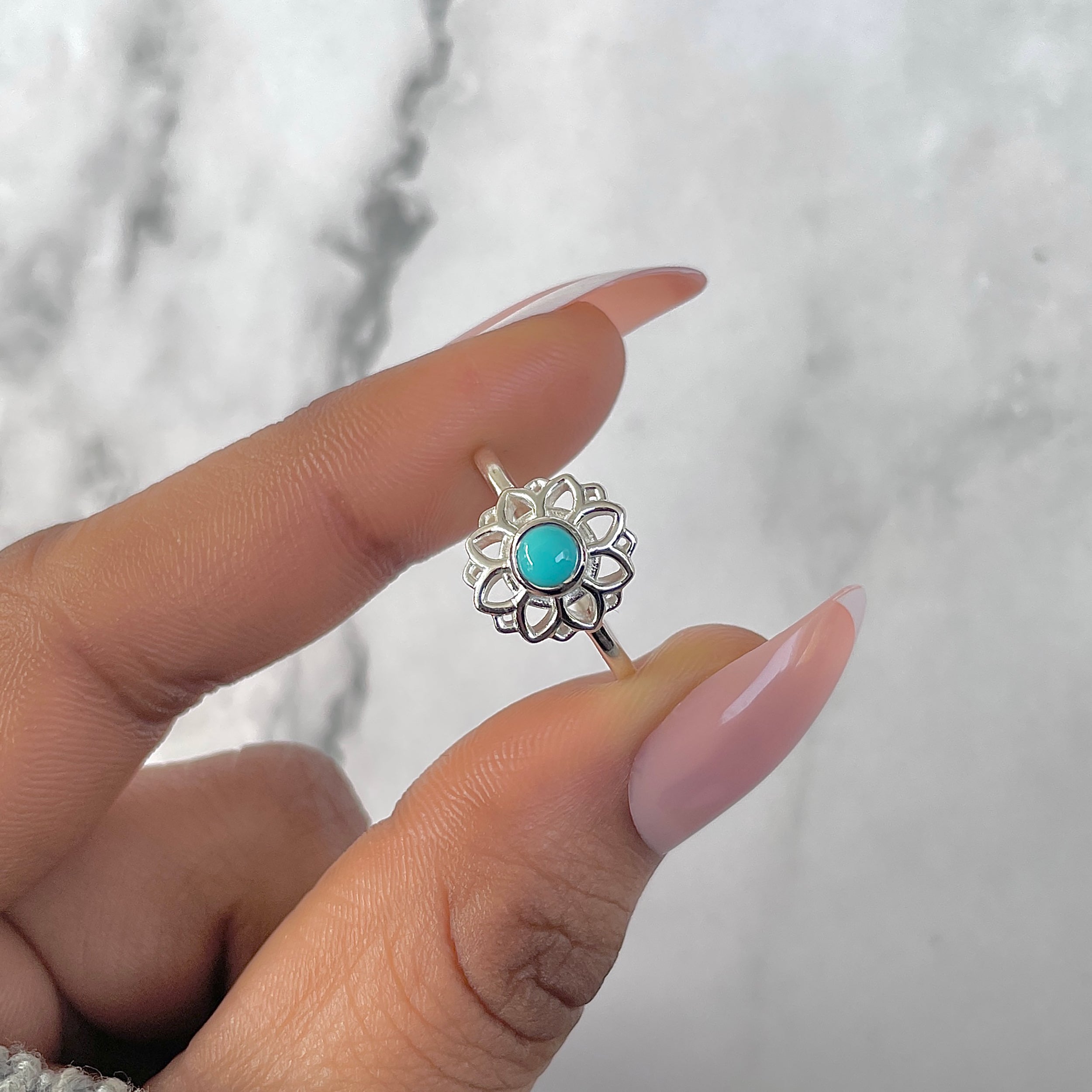Turquoise Ring-(TRQ-RDR-1359-A.)