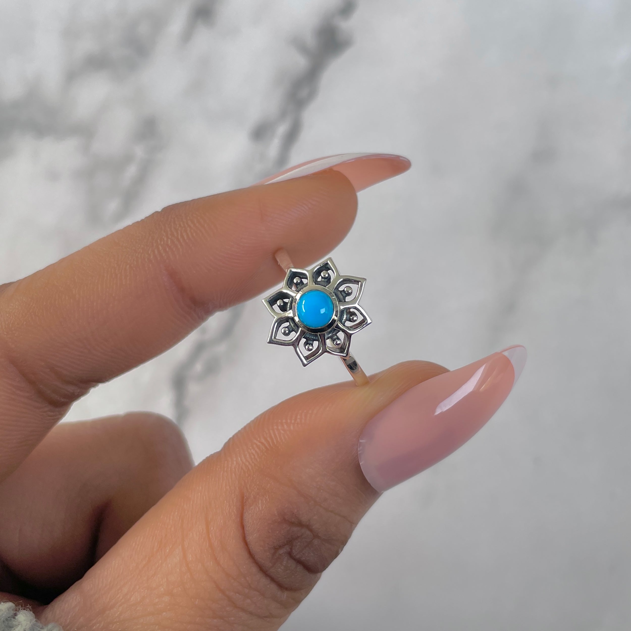 Turquoise Ring-(TRQ-RDR-1360.)